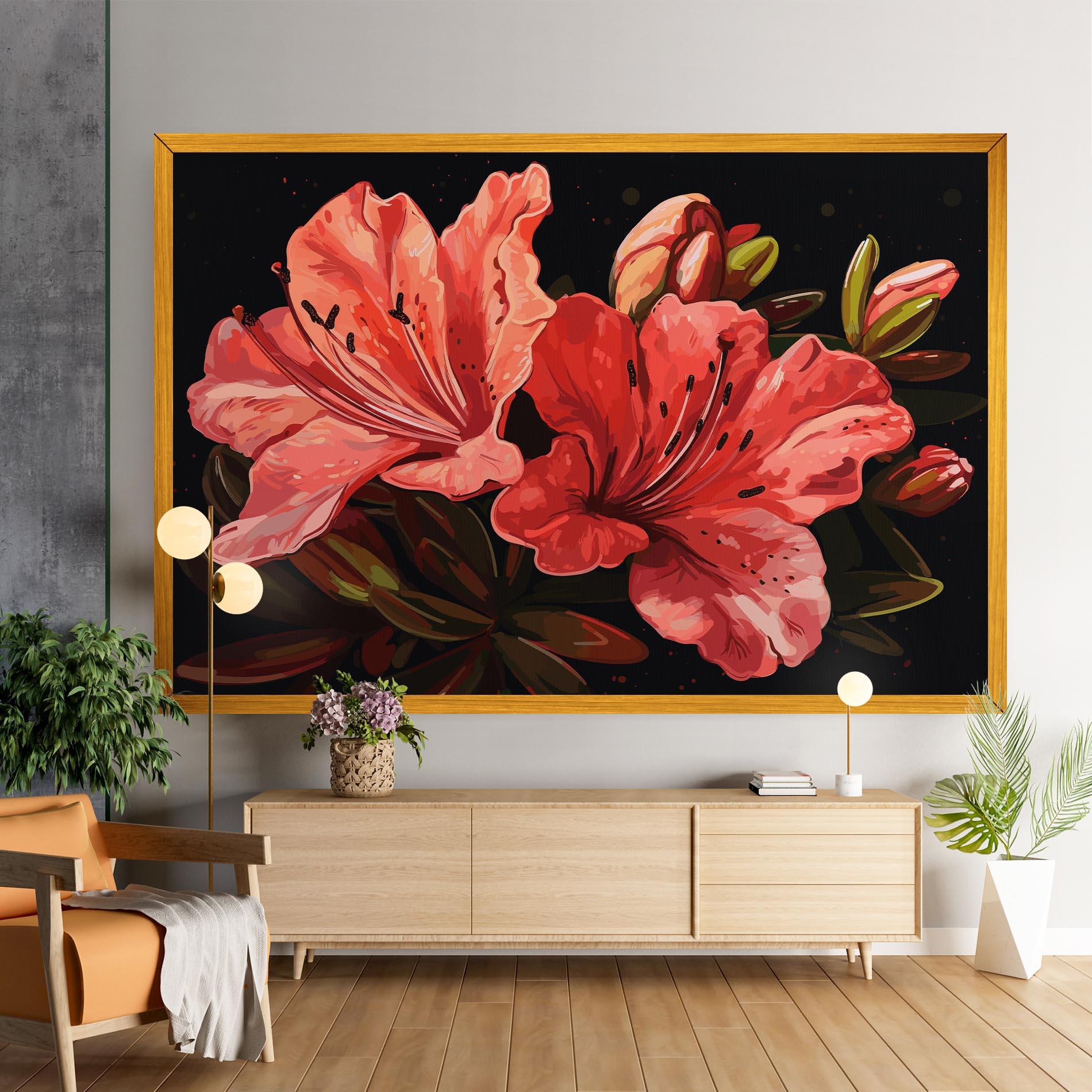 Tablou Canvas Art Exotic Flower mockup 9