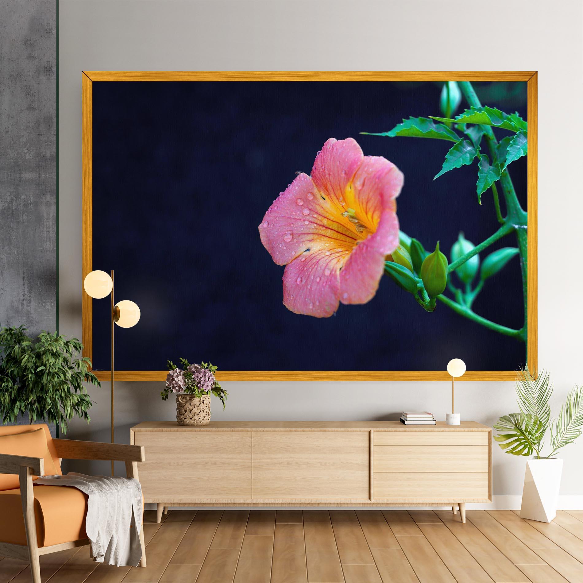Tablou Canvas Exotic Pink Plant mockup 9