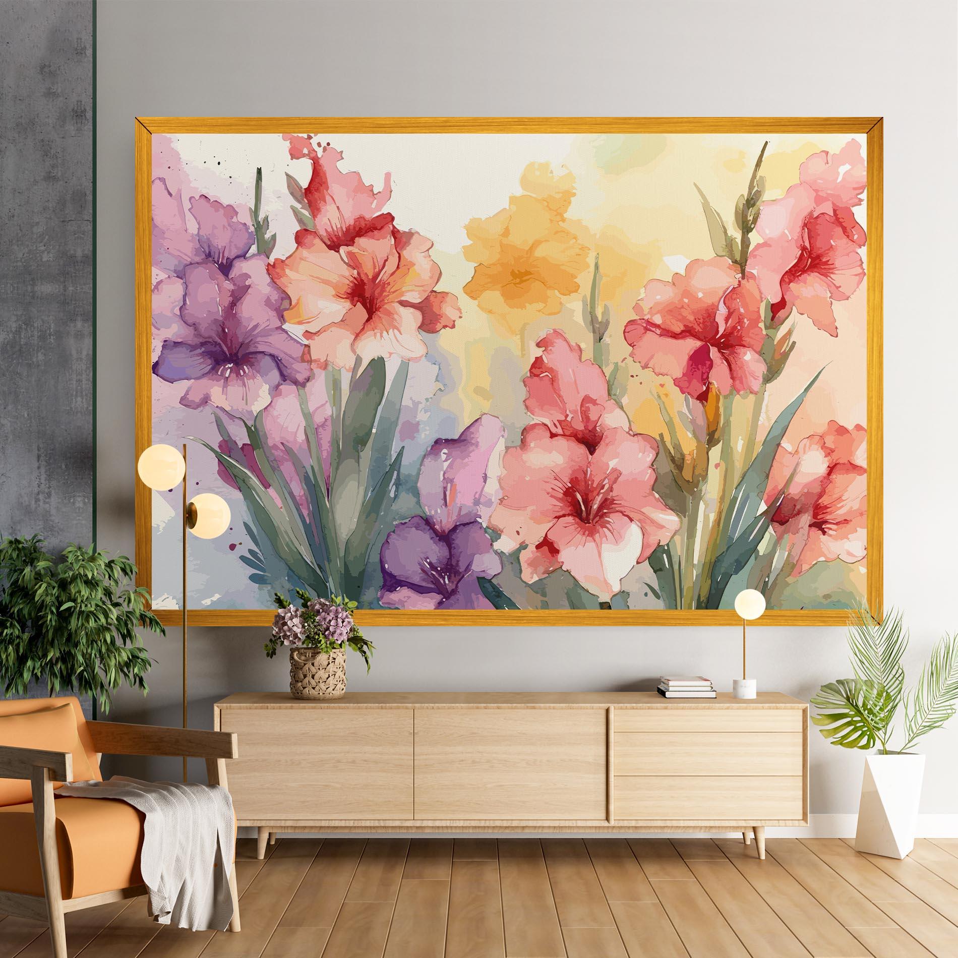 Tablou Canvas Exotic Watercolor mockup 9