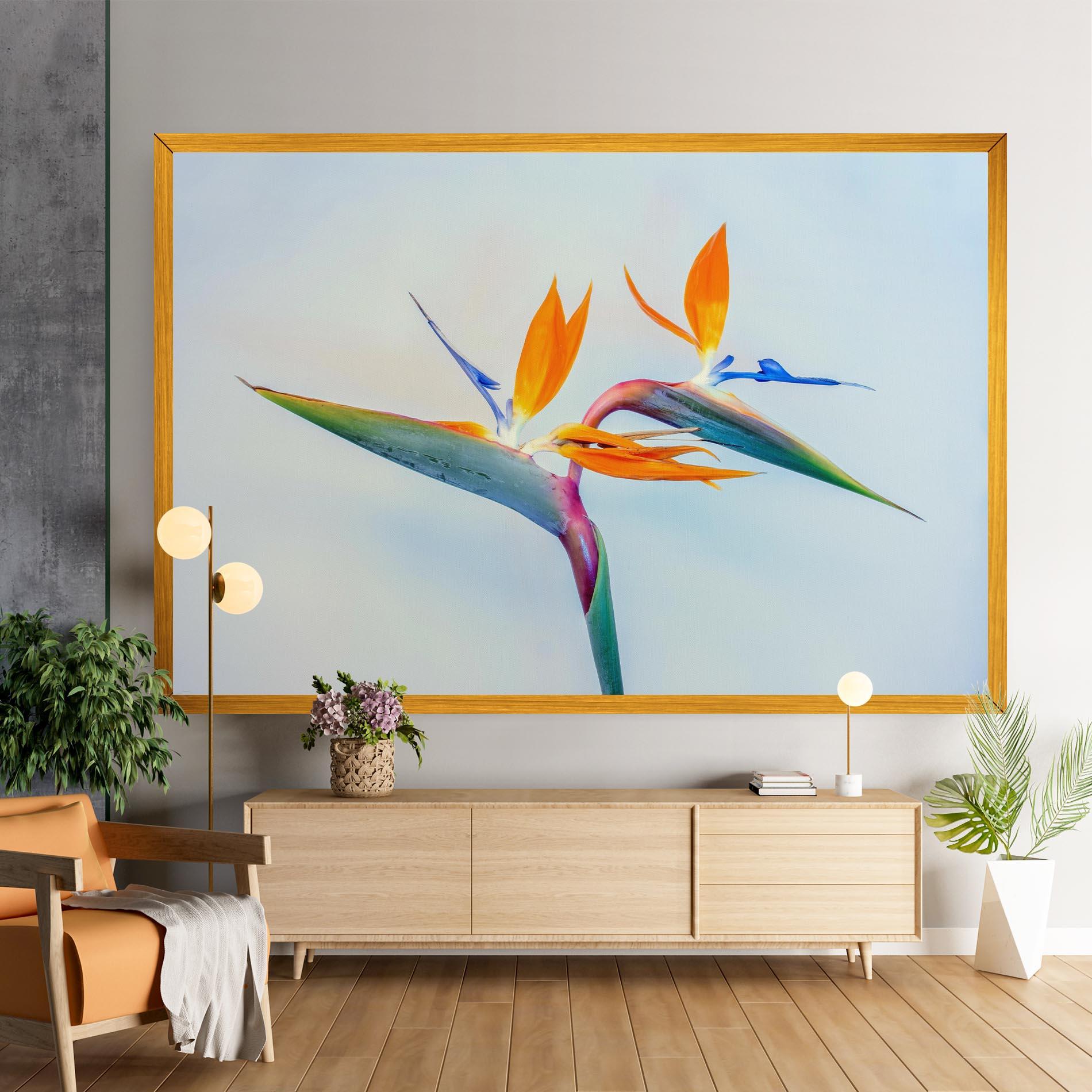 Tablou Canvas Green Orange Exotic mockup 9