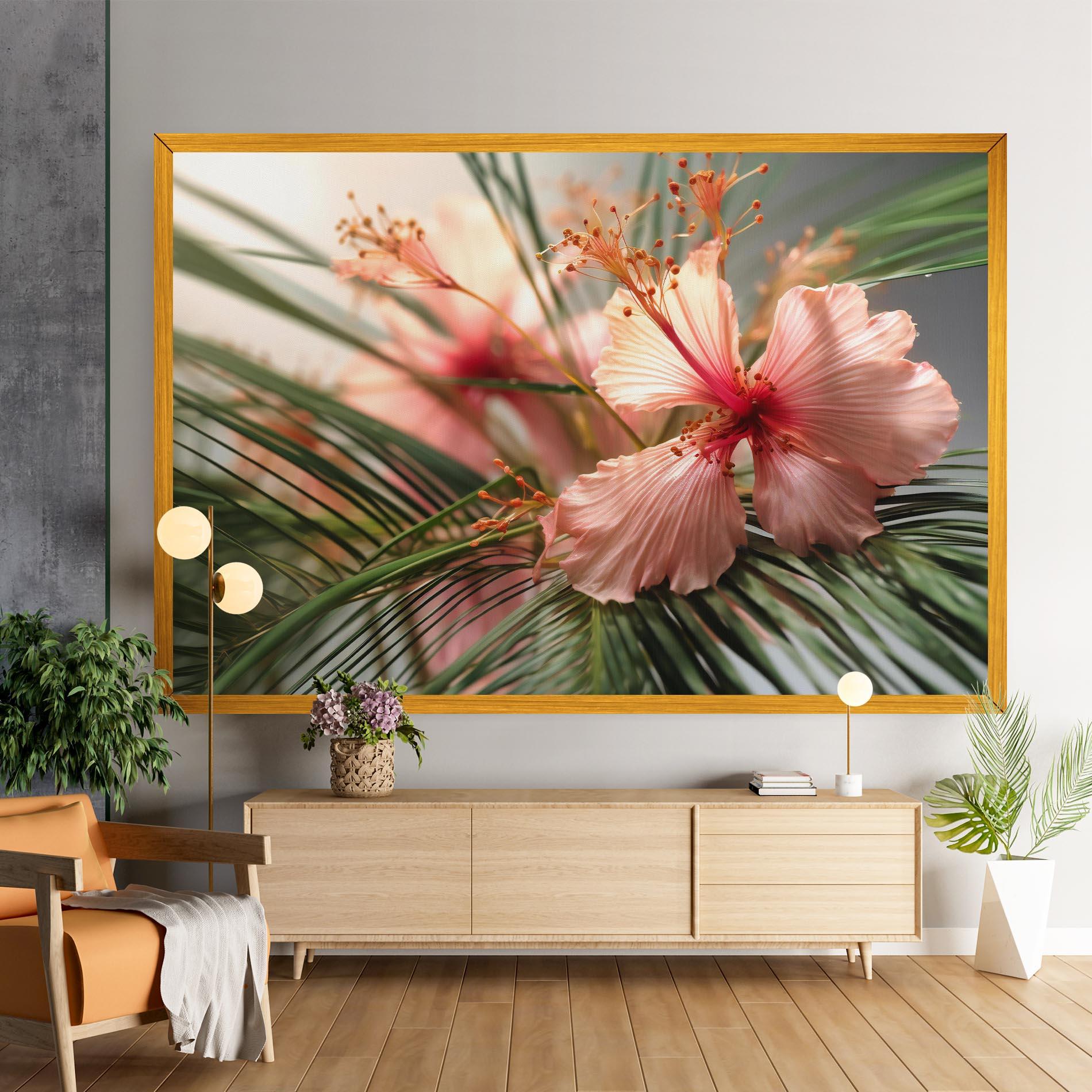 Tablou Canvas Sunset Exotic Flower mockup 9