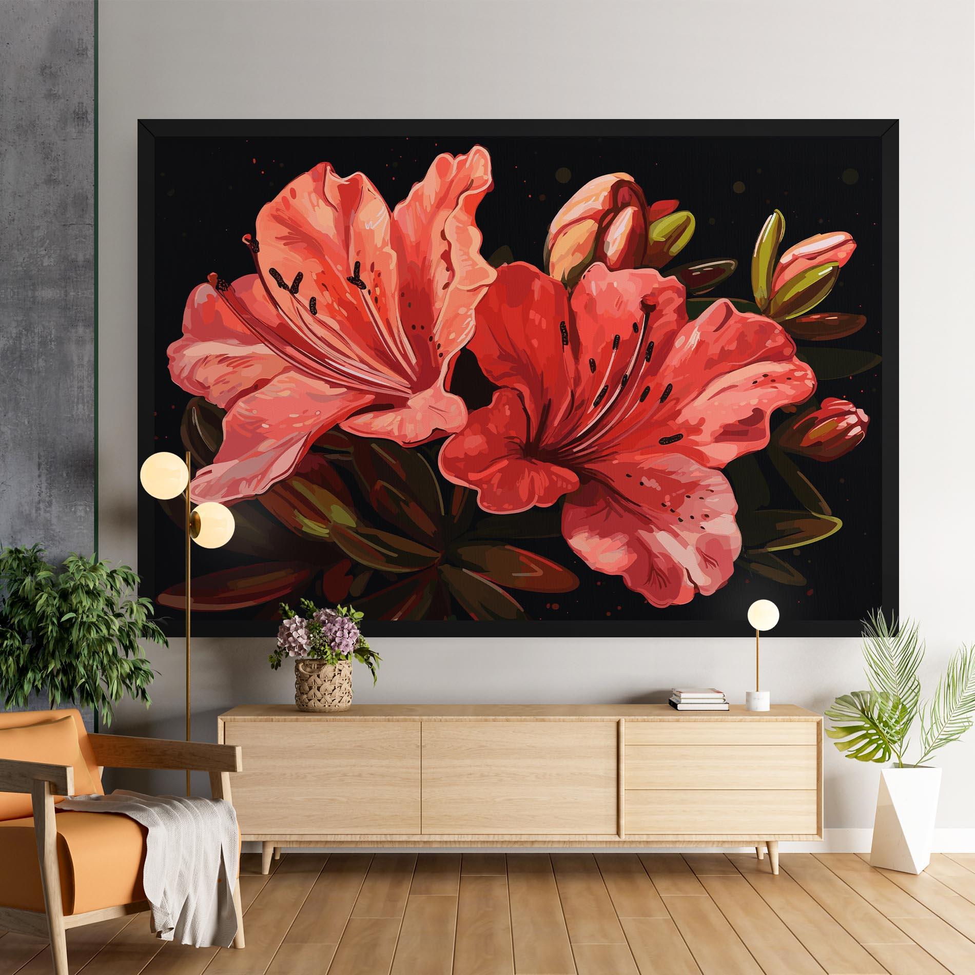 Tablou Canvas Art Exotic Flower mockup 9