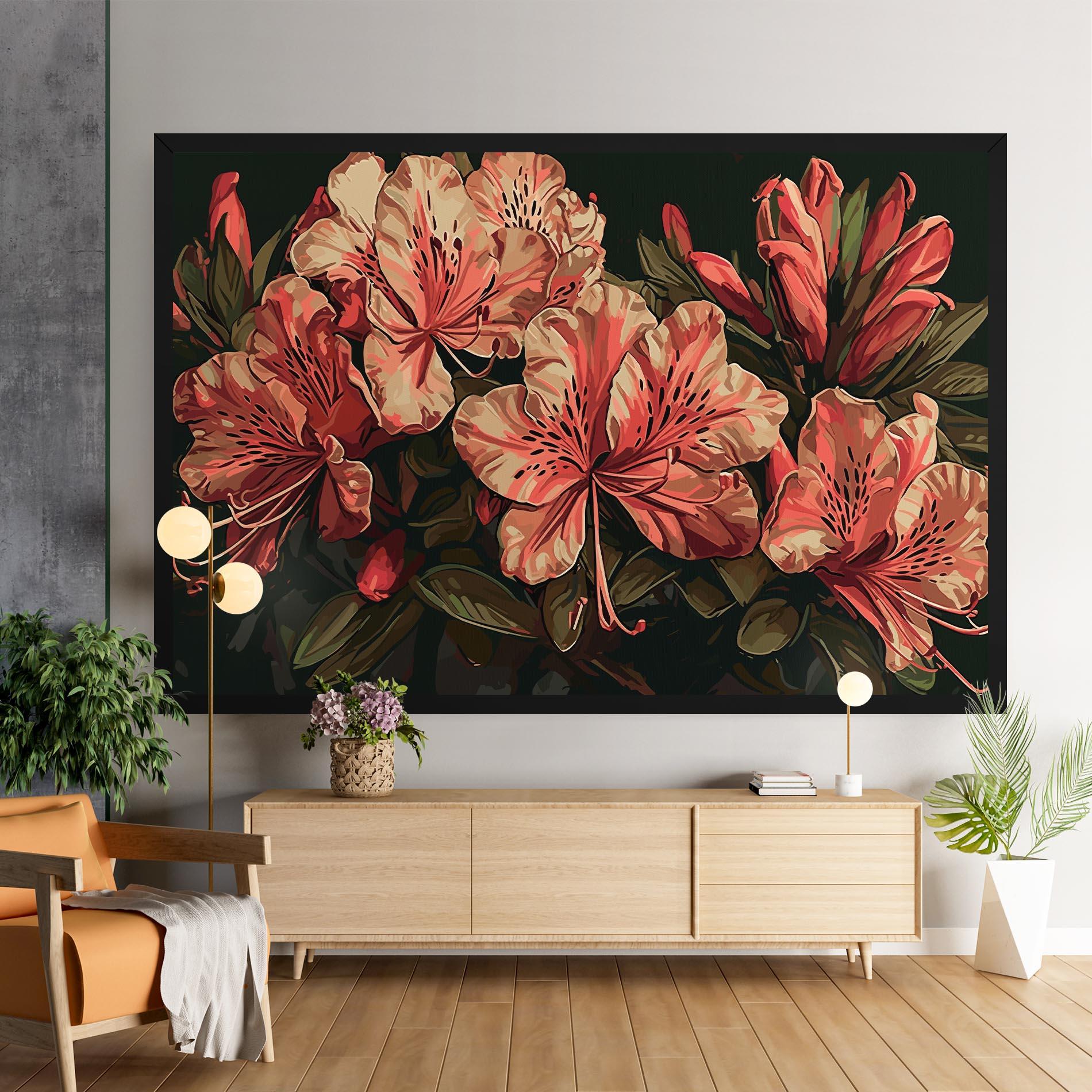 Tablou Canvas Cream Exotic Art mockup 9