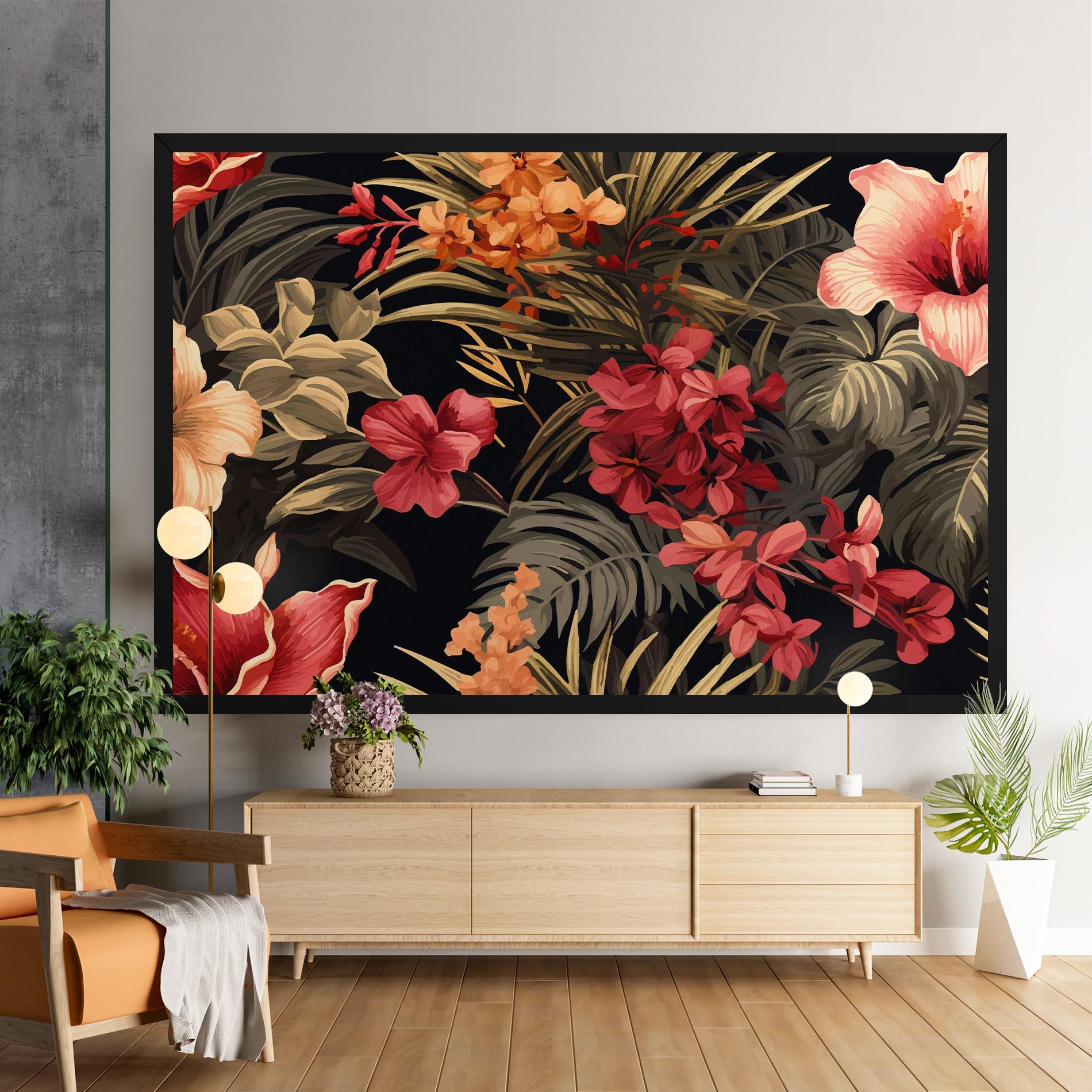 Tablou Canvas Exotic Flower Plant mockup 9