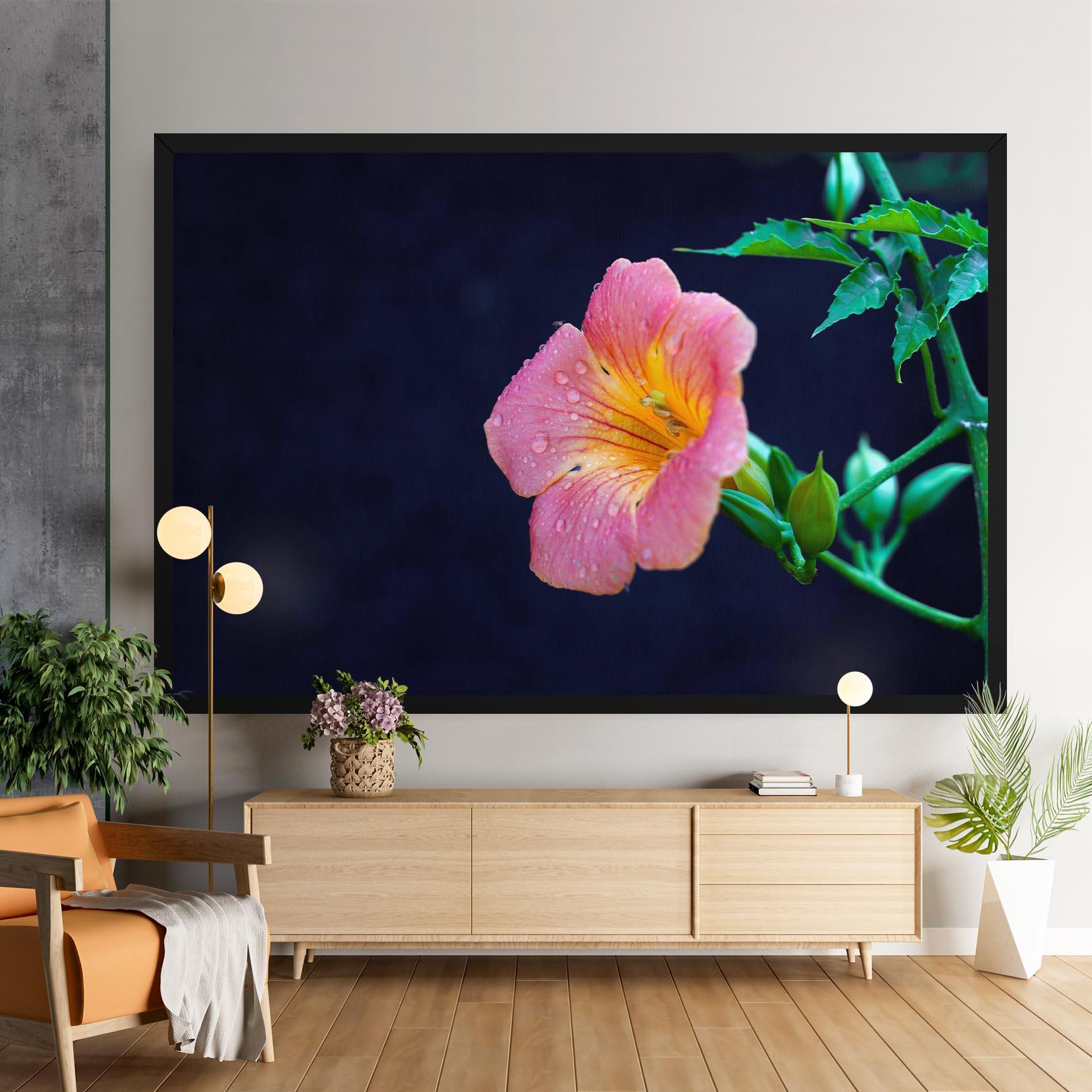 Tablou Canvas Exotic Pink Plant mockup 9