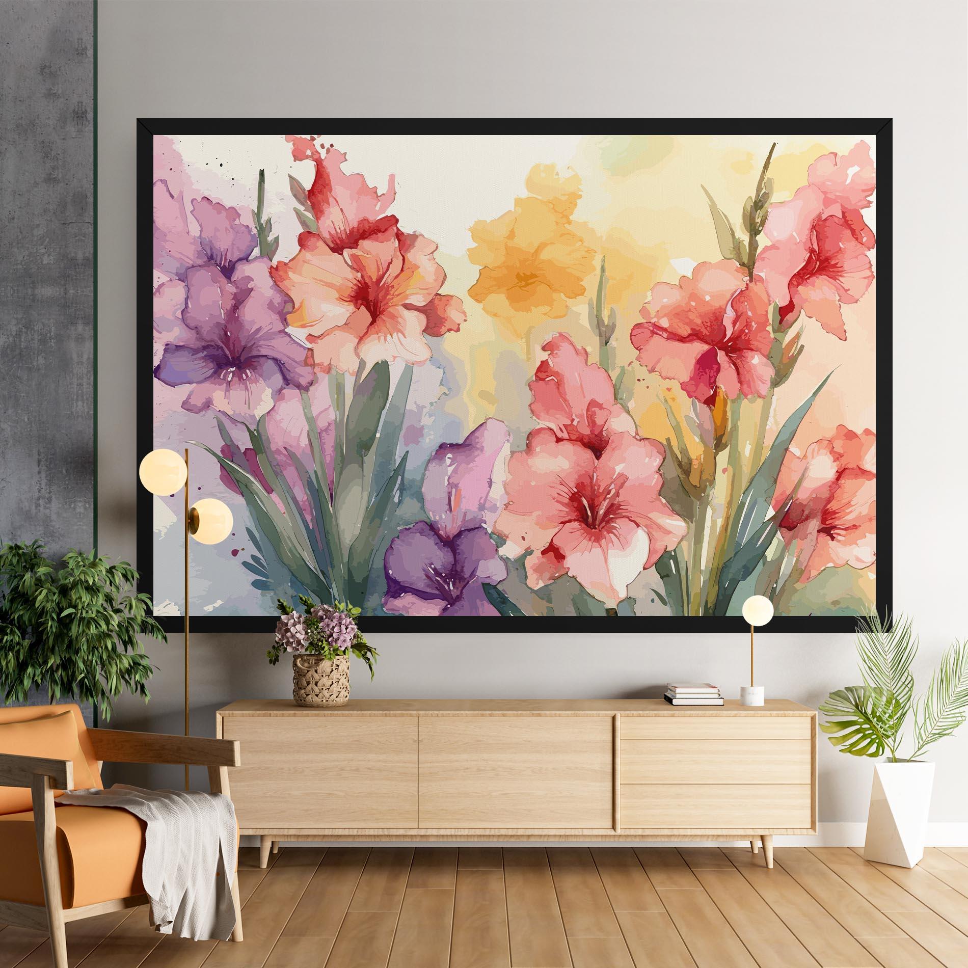 Tablou Canvas Exotic Watercolor mockup 9