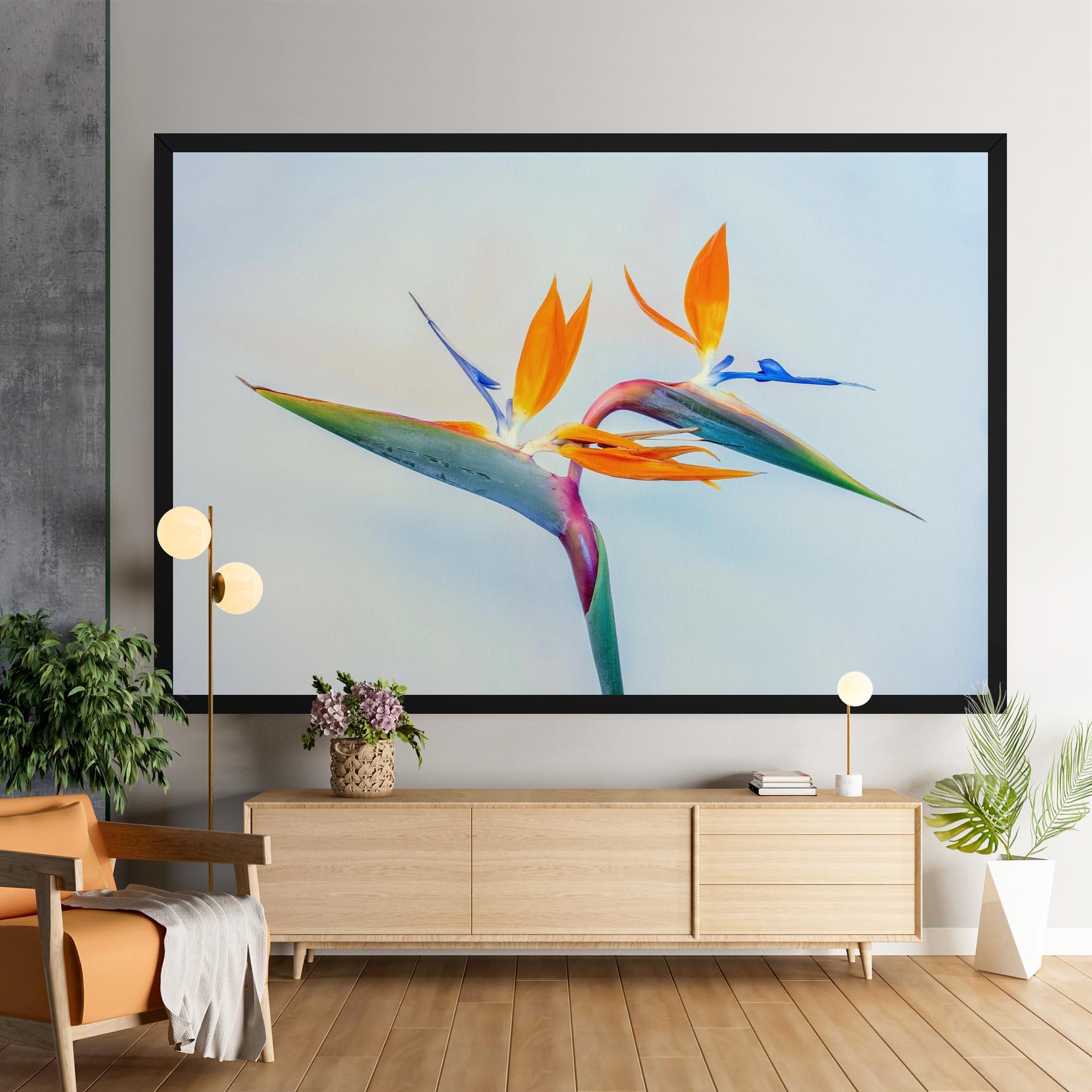 Tablou Canvas Green Orange Exotic mockup 9