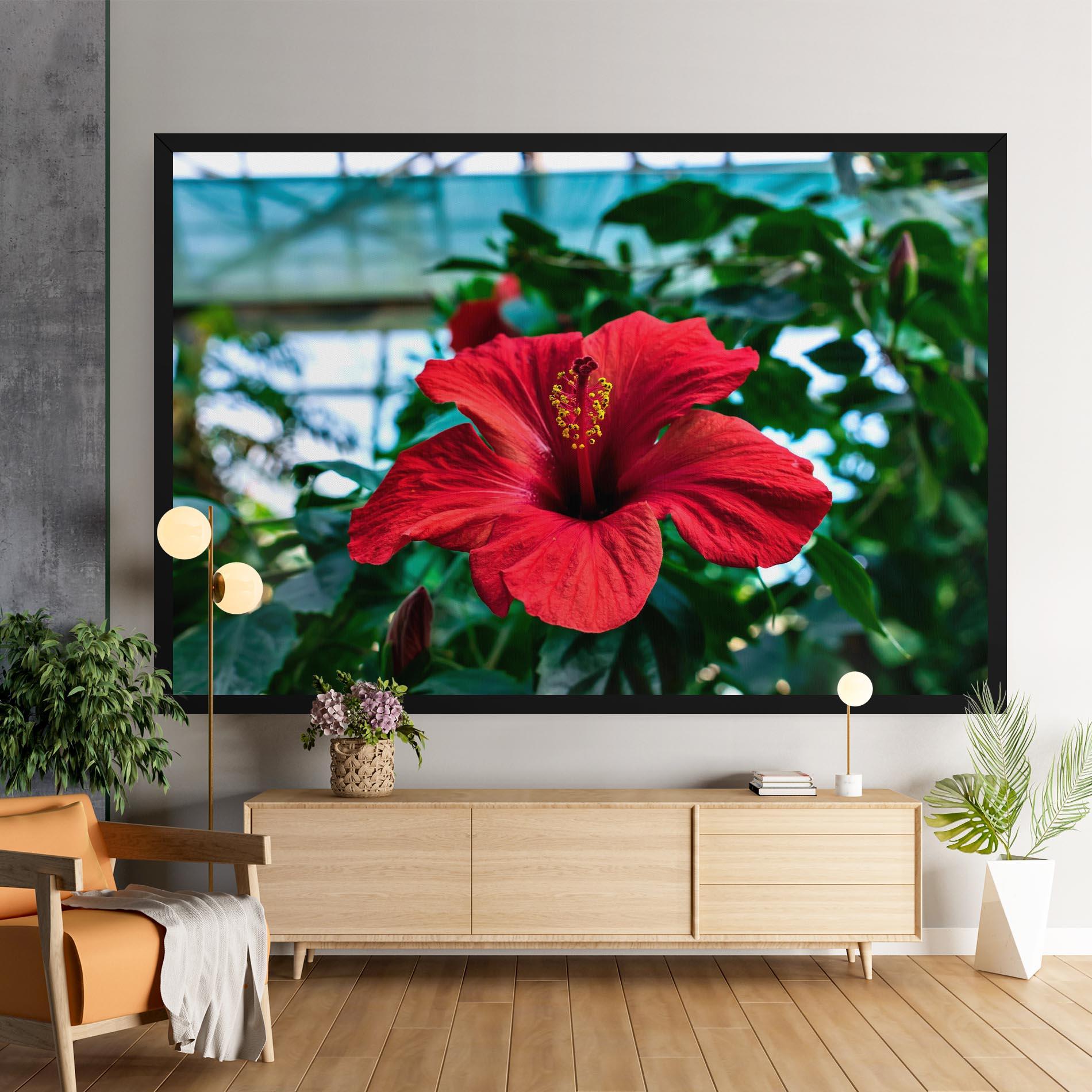 Tablou Canvas Red Exotic Plant mockup 9