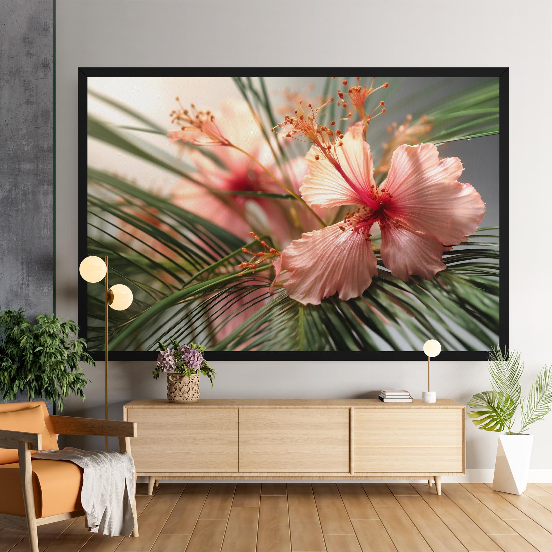 Tablou Canvas Sunset Exotic Flower mockup 9