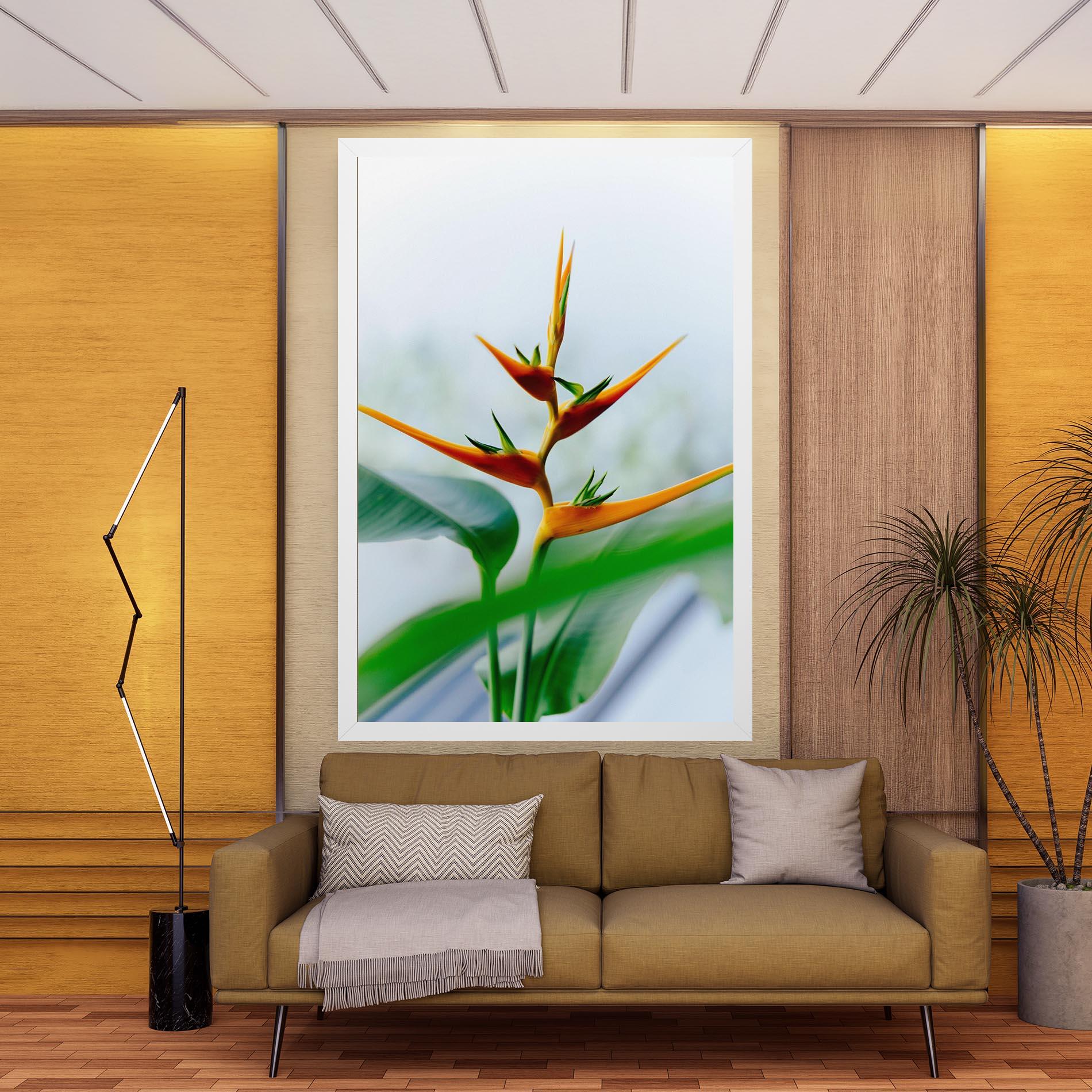 Tablou Canvas Exotic Orange Green mockup 9