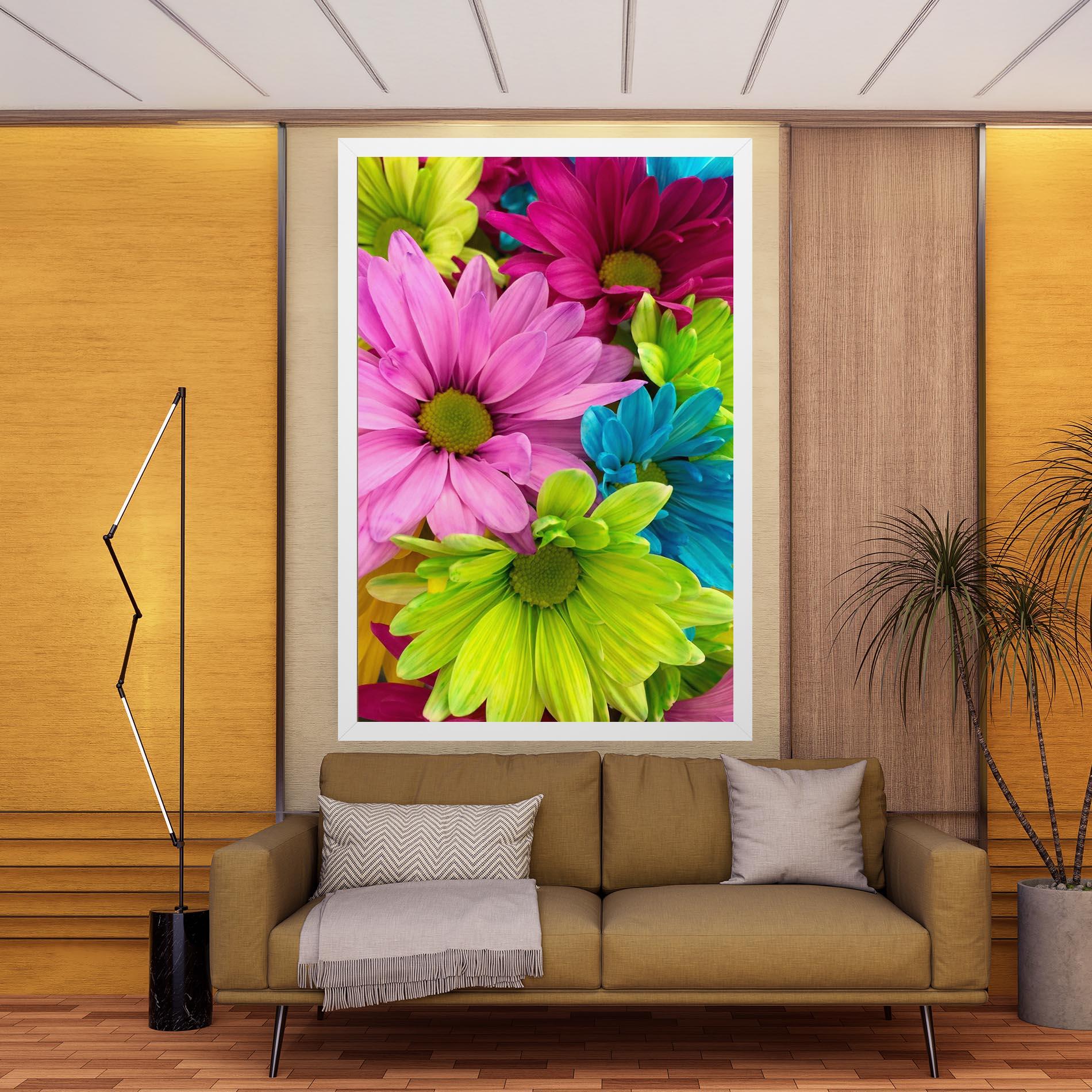 Tablou Canvas Three Shades Of Flower mockup 9