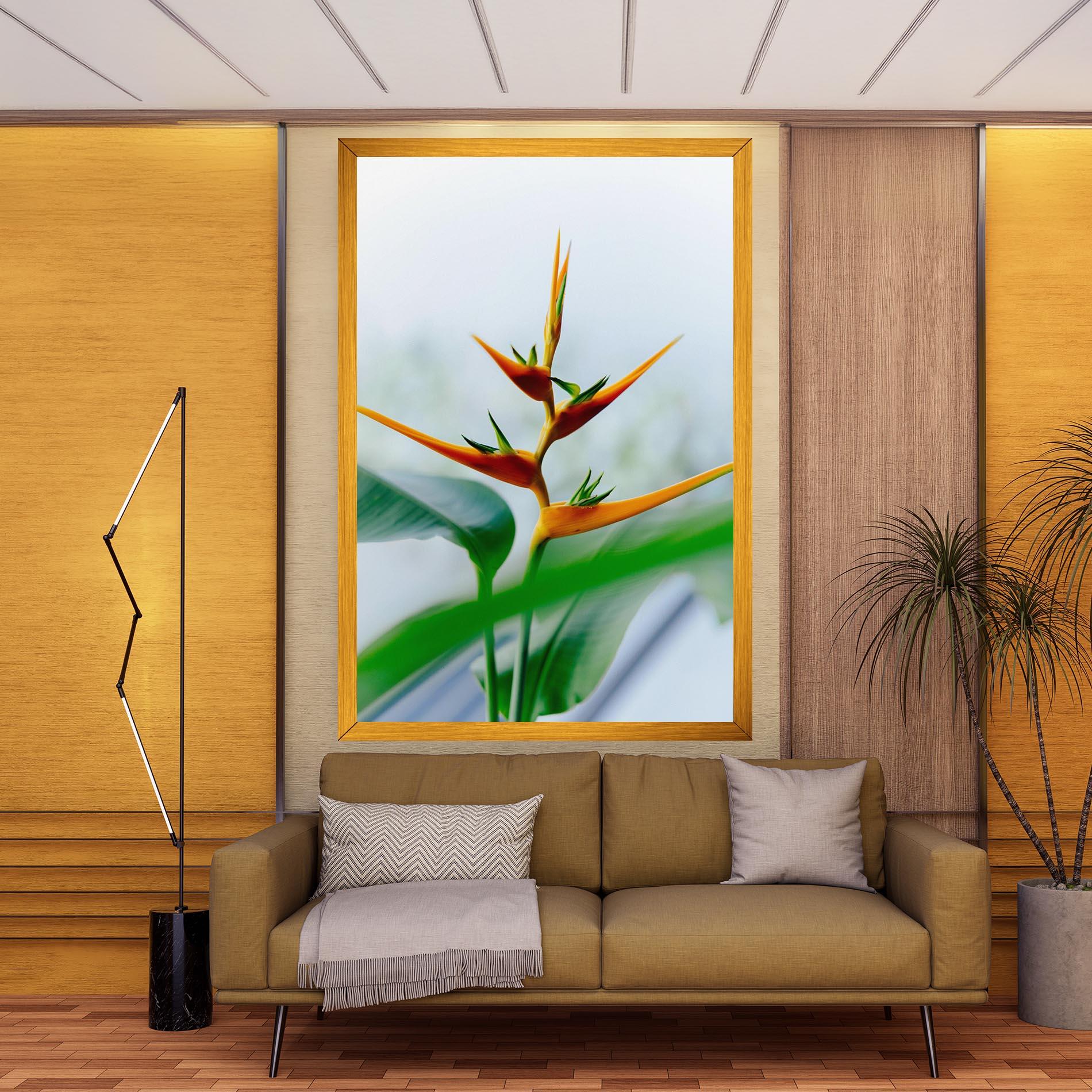 Tablou Canvas Exotic Orange Green mockup 9