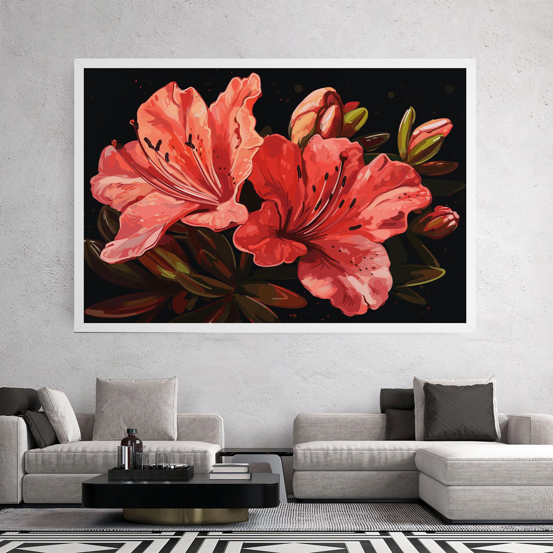 Tablou Canvas Art Exotic Flower mockup 2