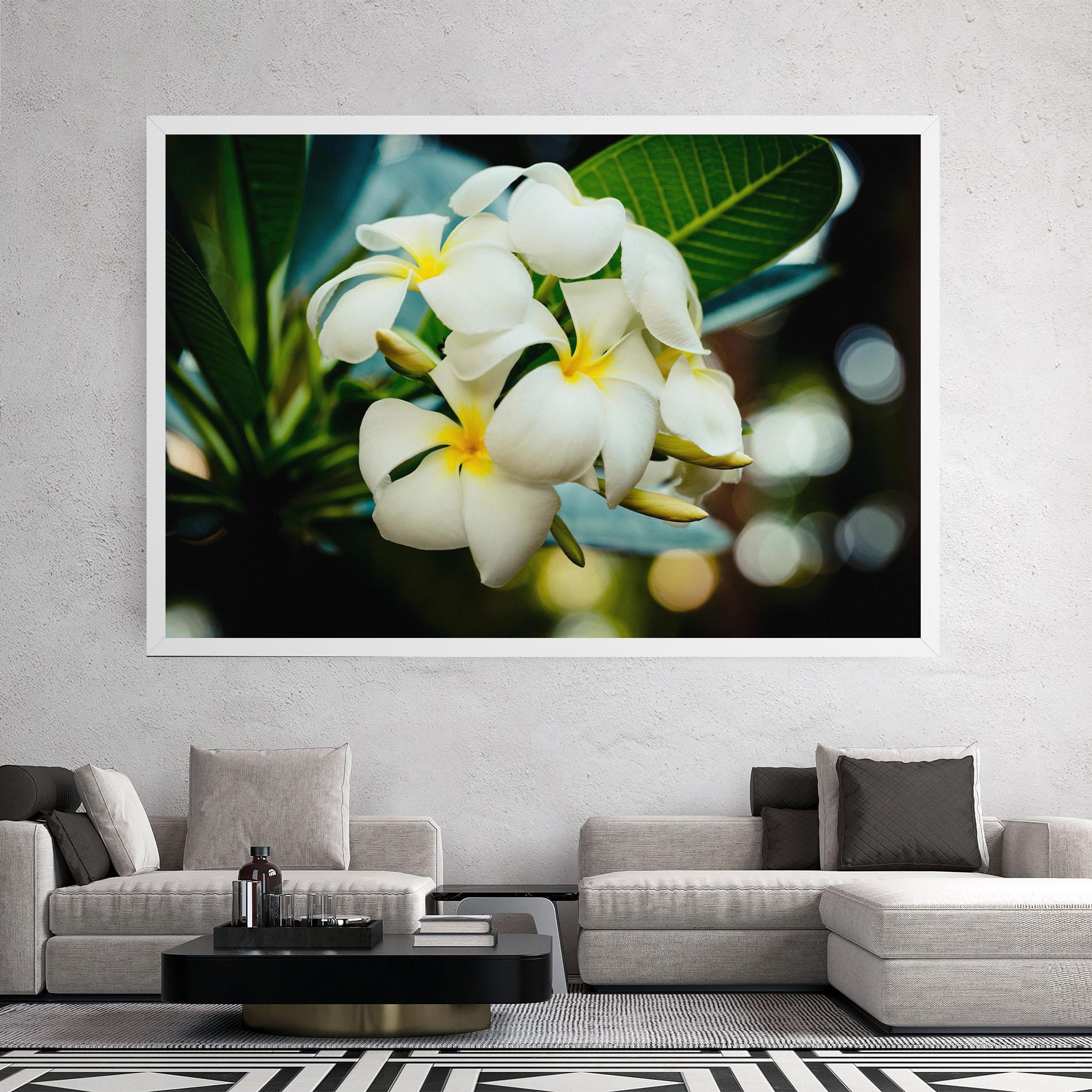 Tablou Canvas Beautiful White Exotic mockup 2