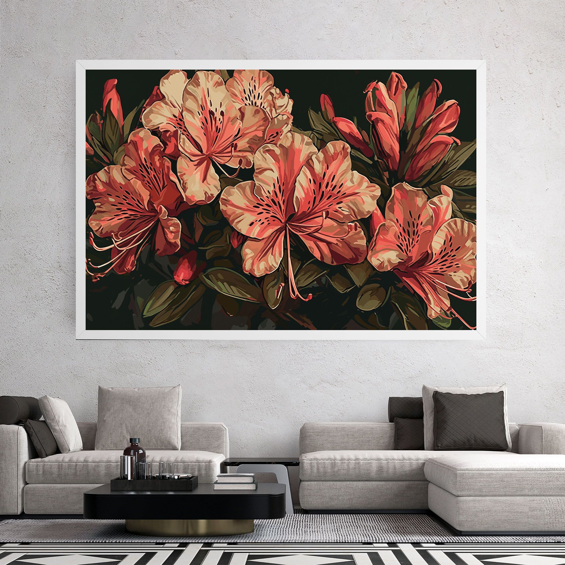 Cream Exotic Art mockup 2