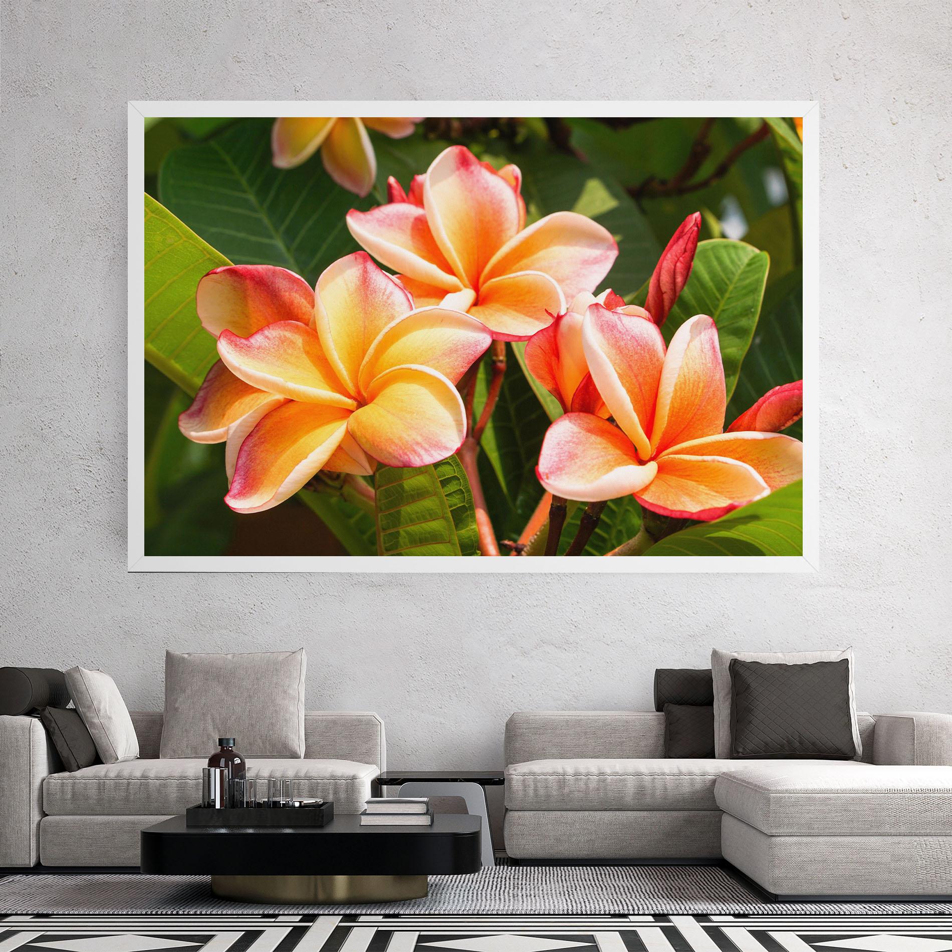 Tablou Canvas Pretty Plumeria mockup 2