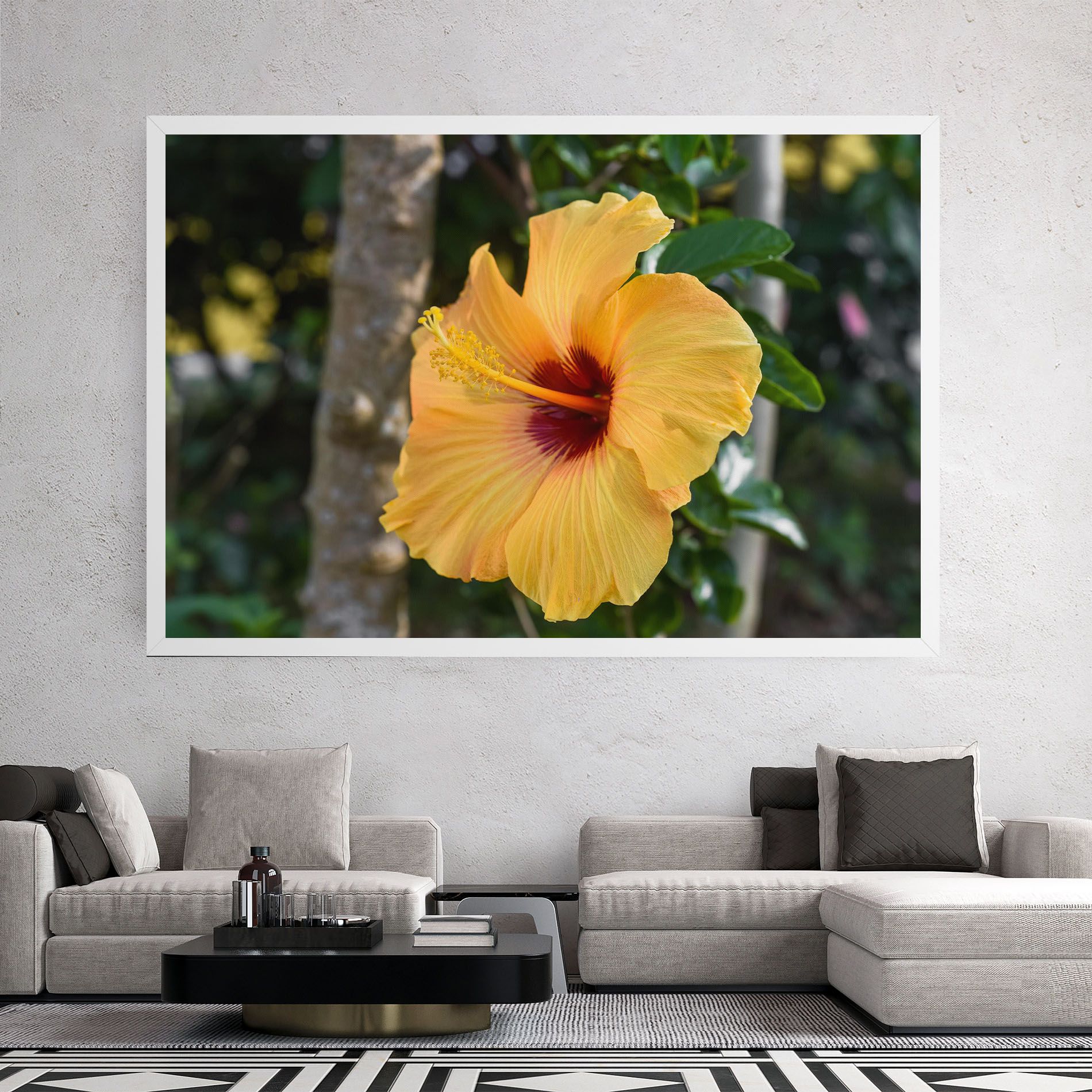 Yellow Hibiscus mockup 2