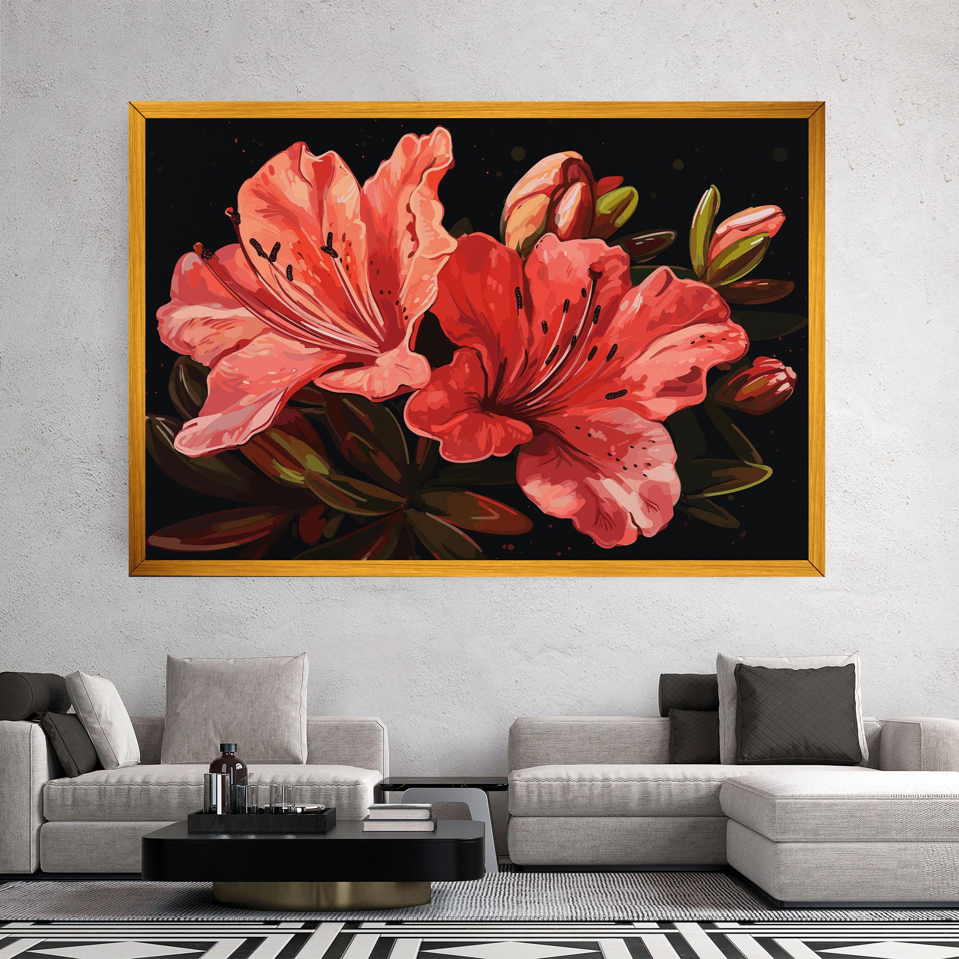 Tablou Canvas Art Exotic Flower mockup 2