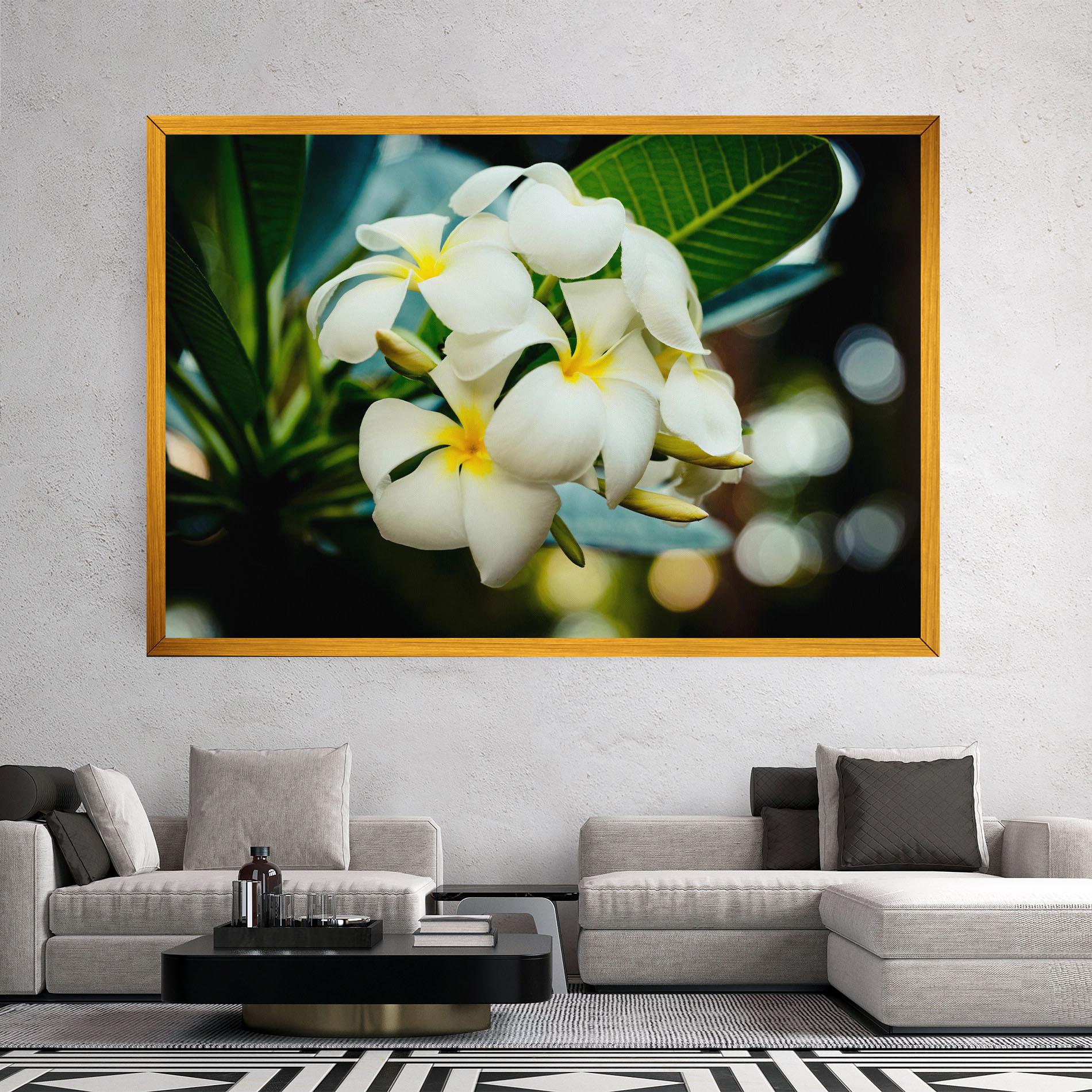 Tablou Canvas Beautiful White Exotic mockup 2