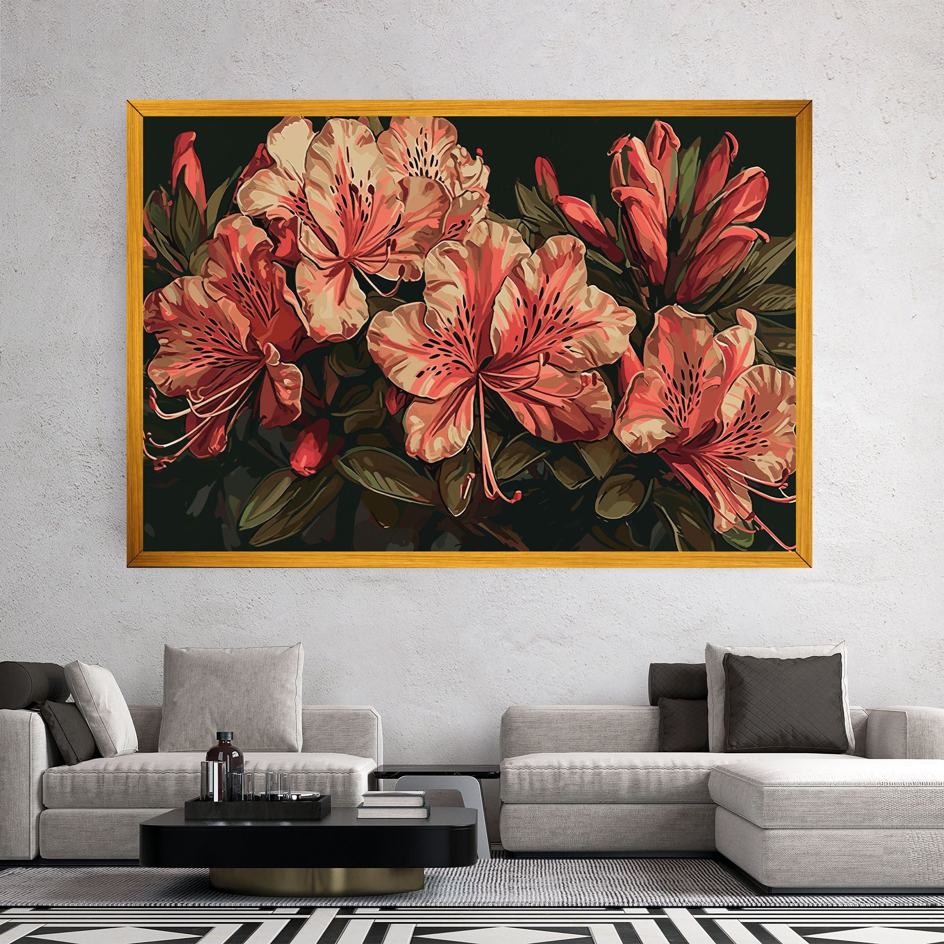 Cream Exotic Art mockup 2