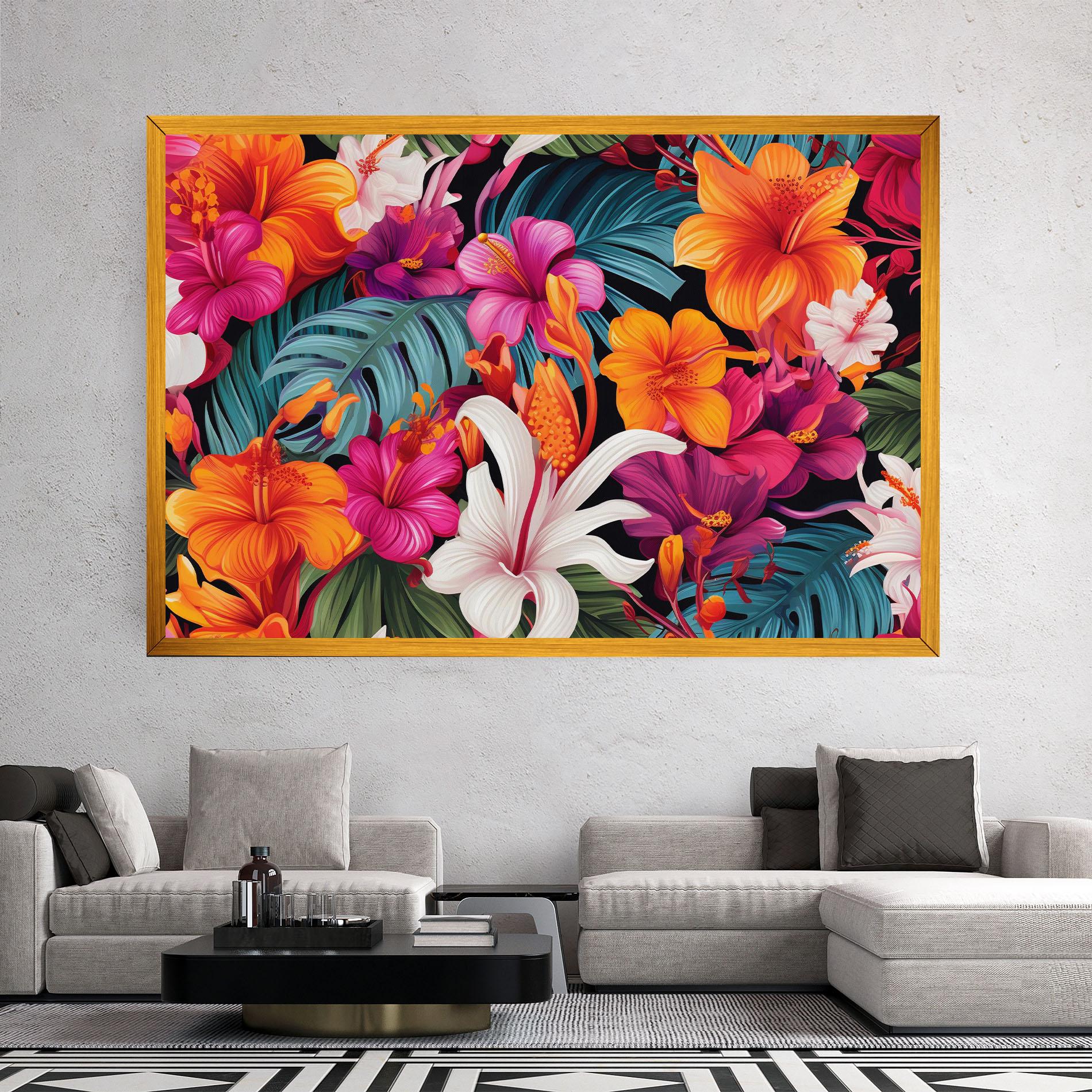 Tablou Canvas Exotic Patern mockup 2