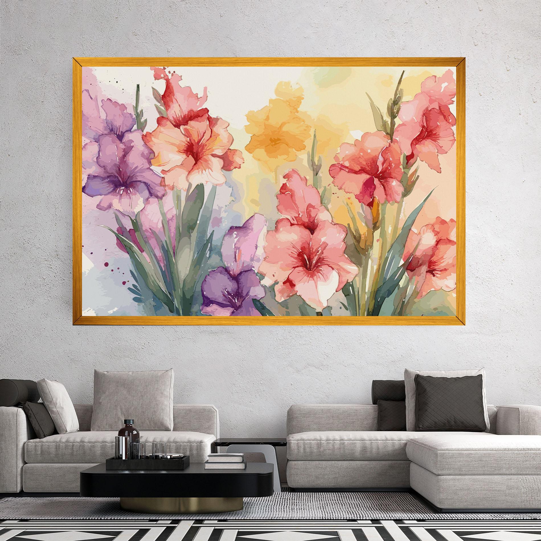 Tablou Canvas Exotic Watercolor mockup 2