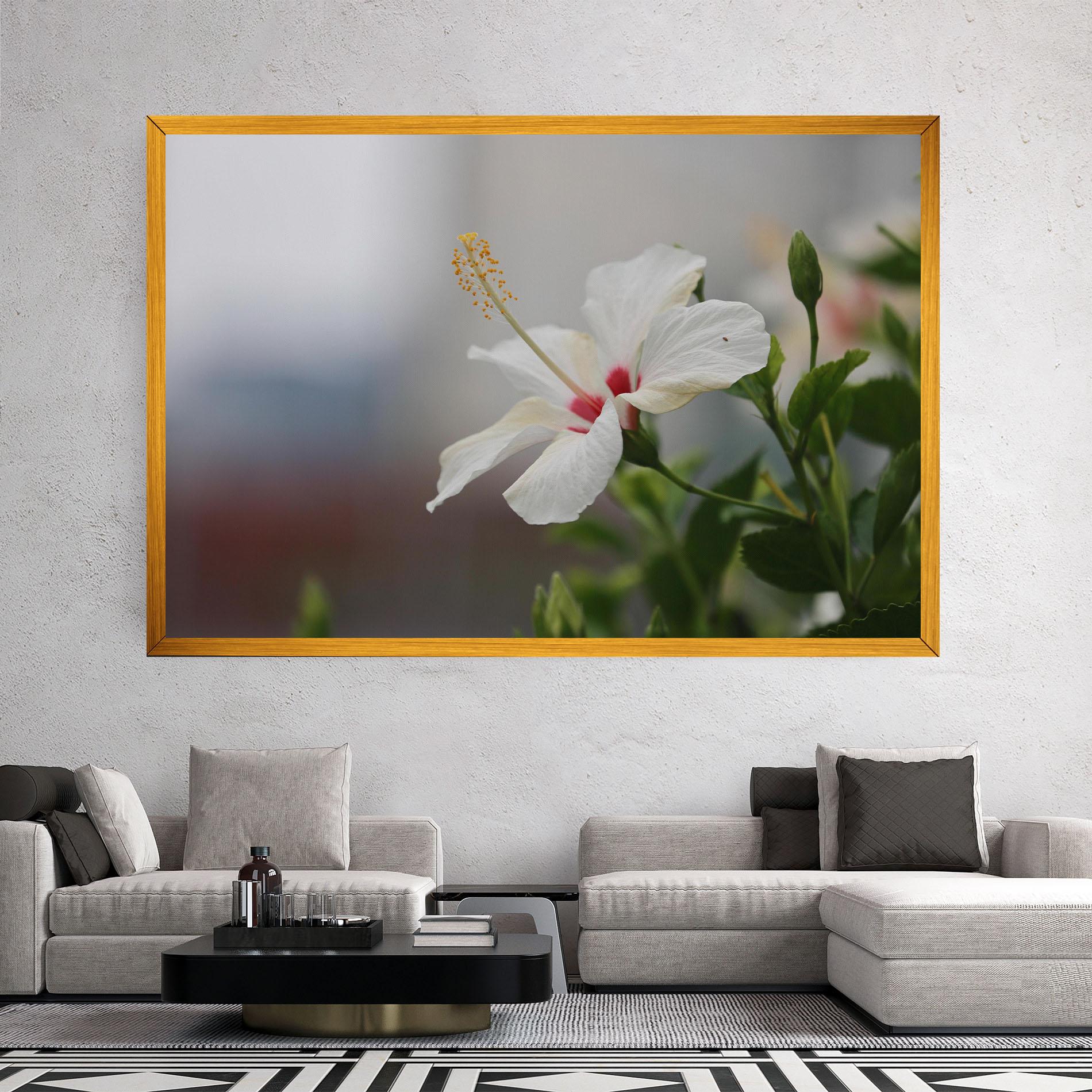 Tablou Canvas Exotic White Flower mockup 2