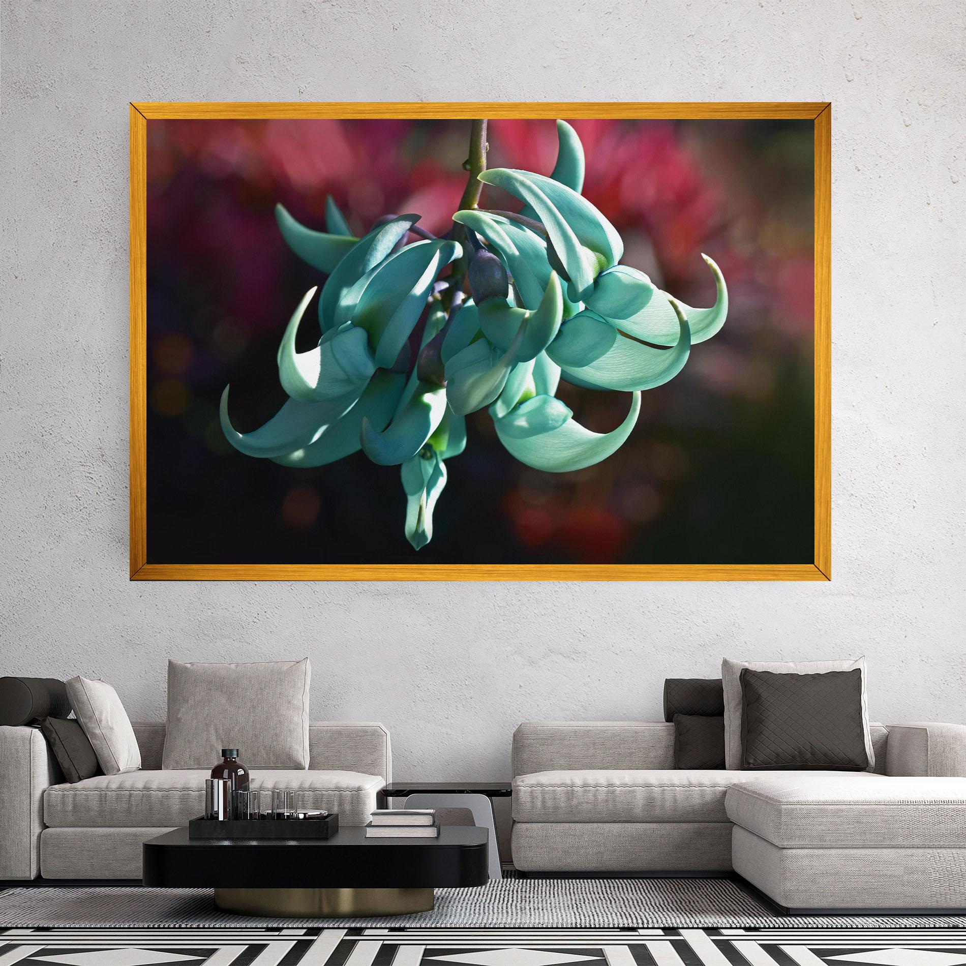 Tablou Canvas Pastel Green Plant mockup 2