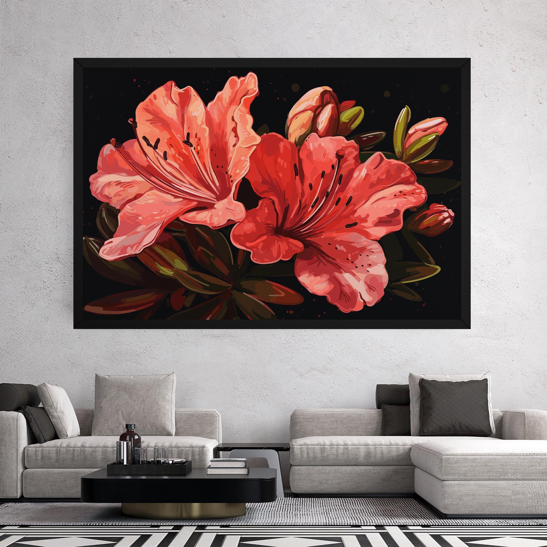 Tablou Canvas Art Exotic Flower mockup 2