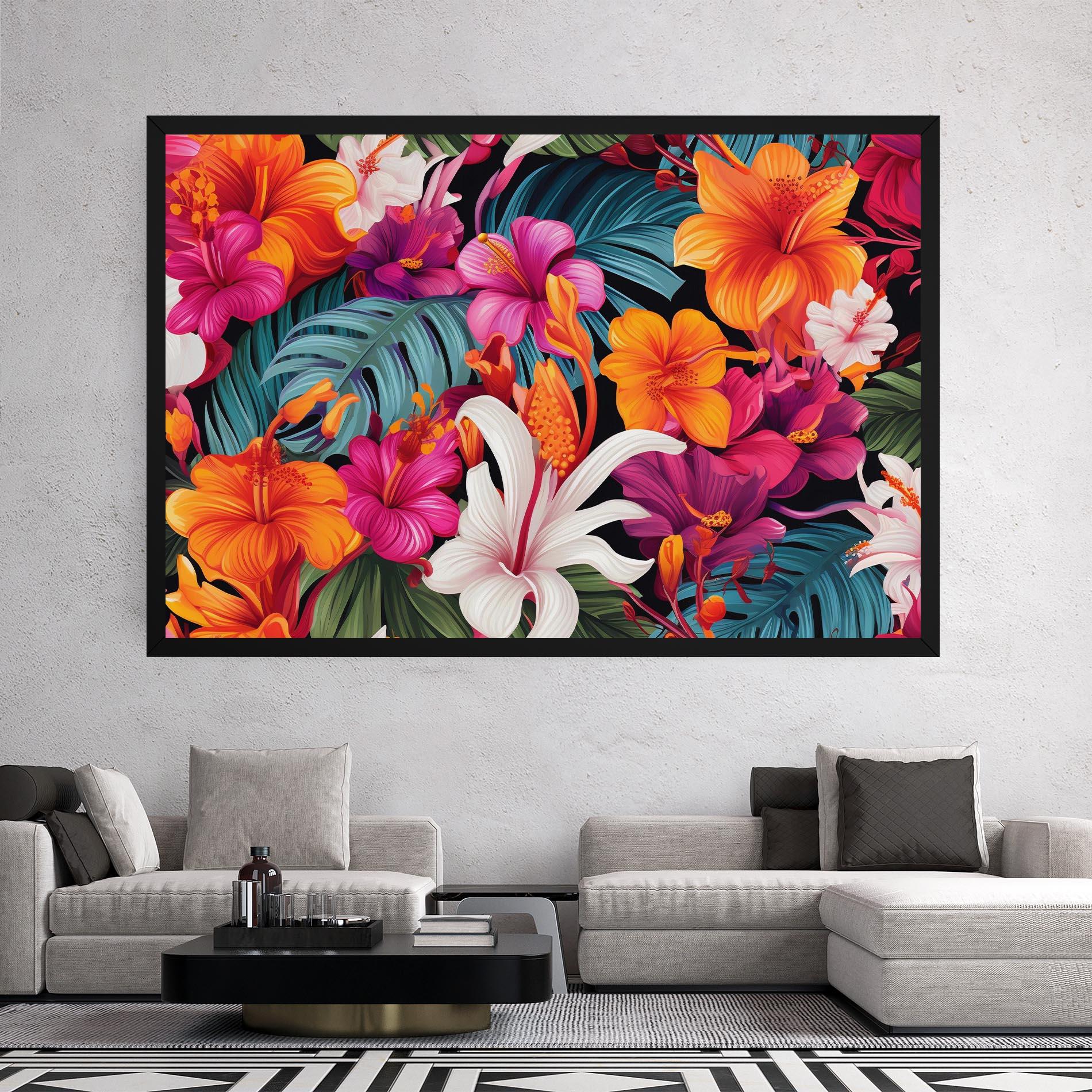 Tablou Canvas Exotic Patern mockup 2