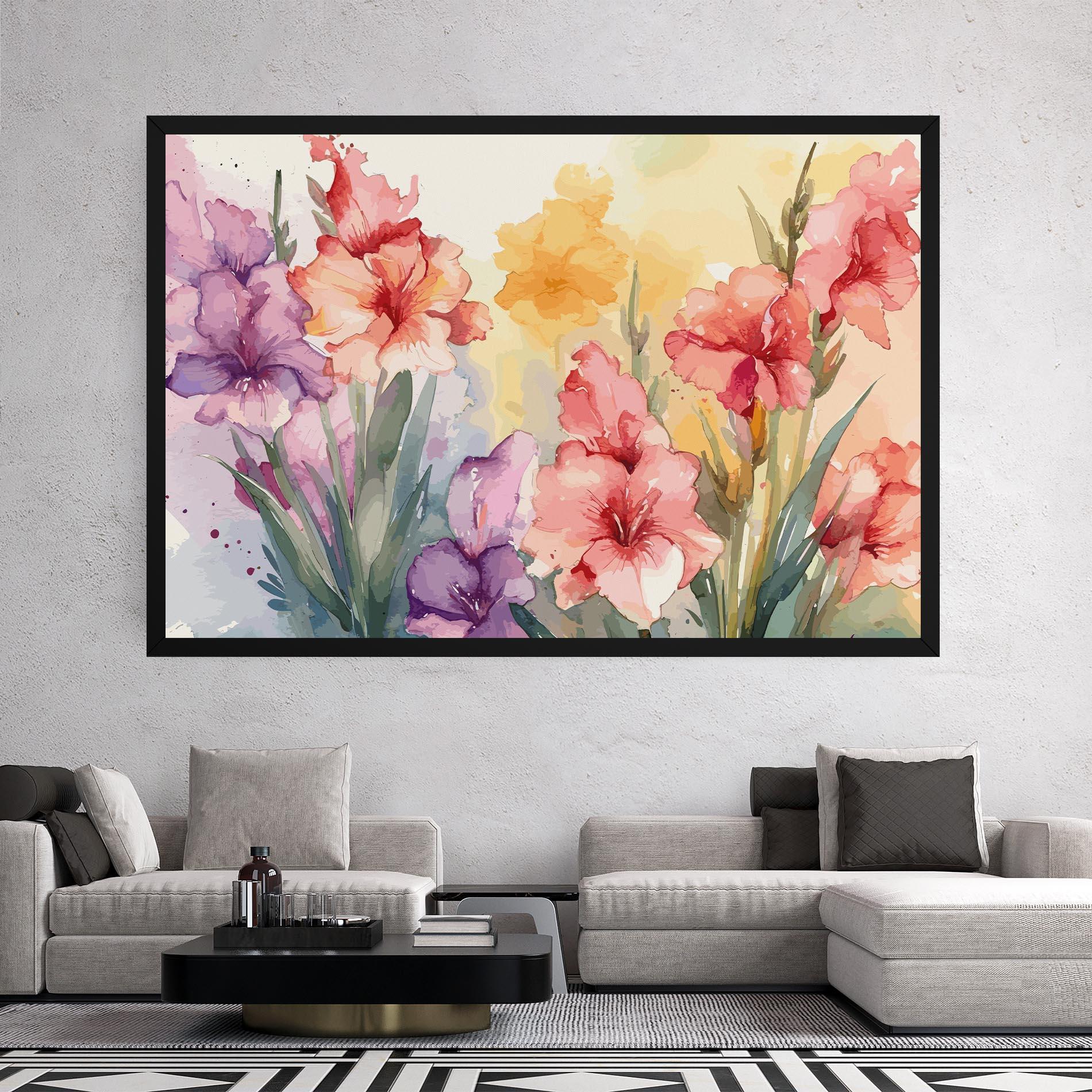 Tablou Canvas Exotic Watercolor mockup 2