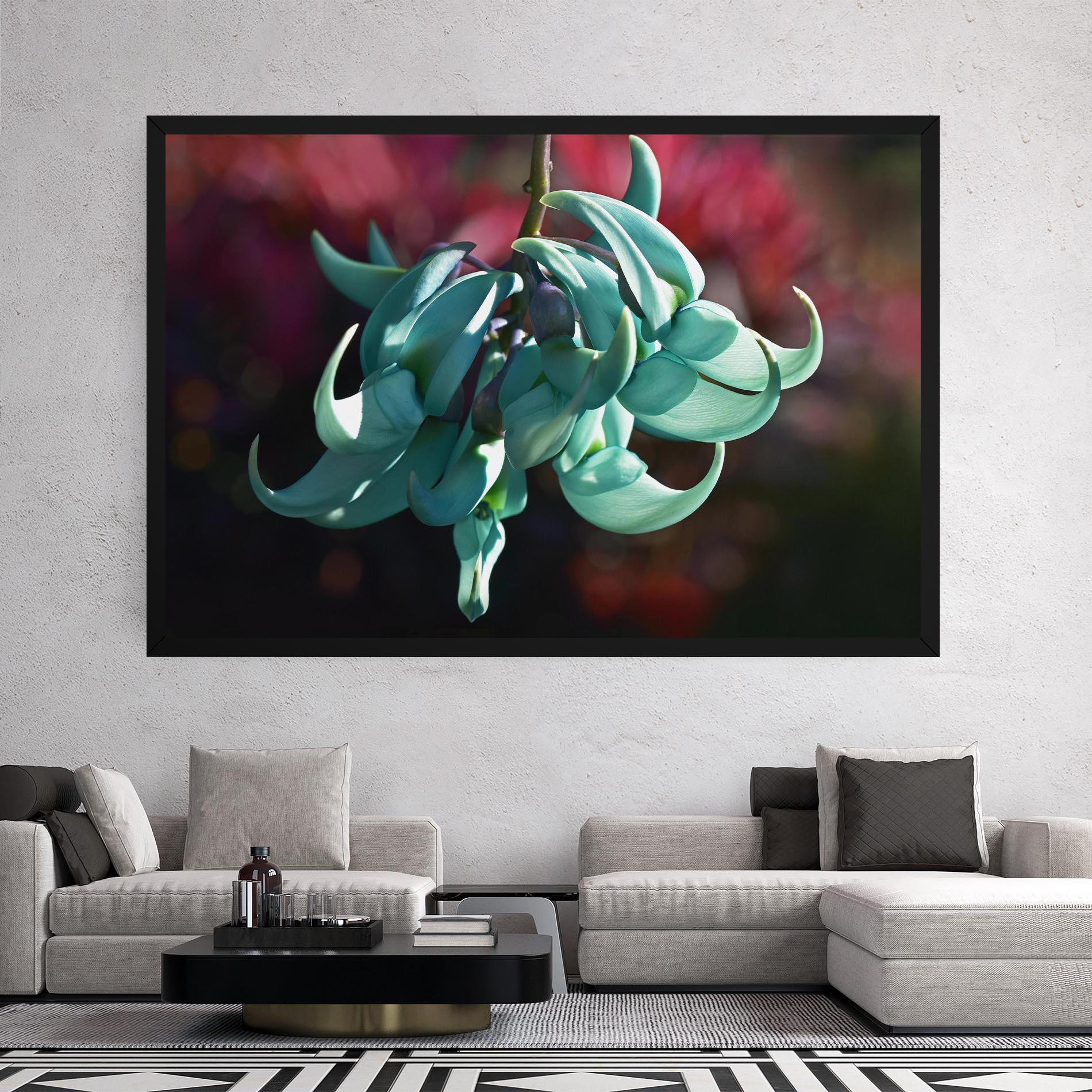 Tablou Canvas Pastel Green Plant mockup 2