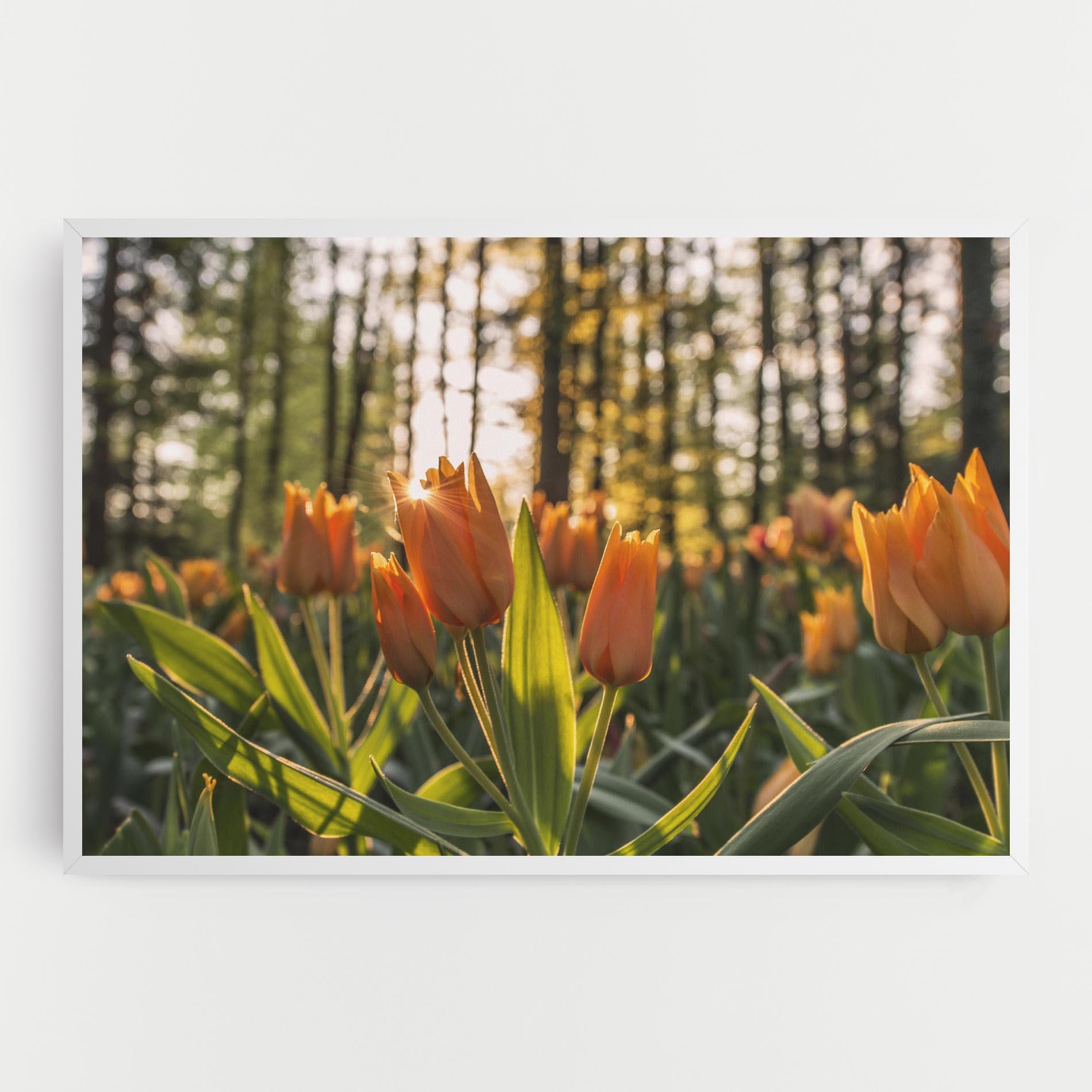 Tablou Canvas Forest Tulips mockup 0