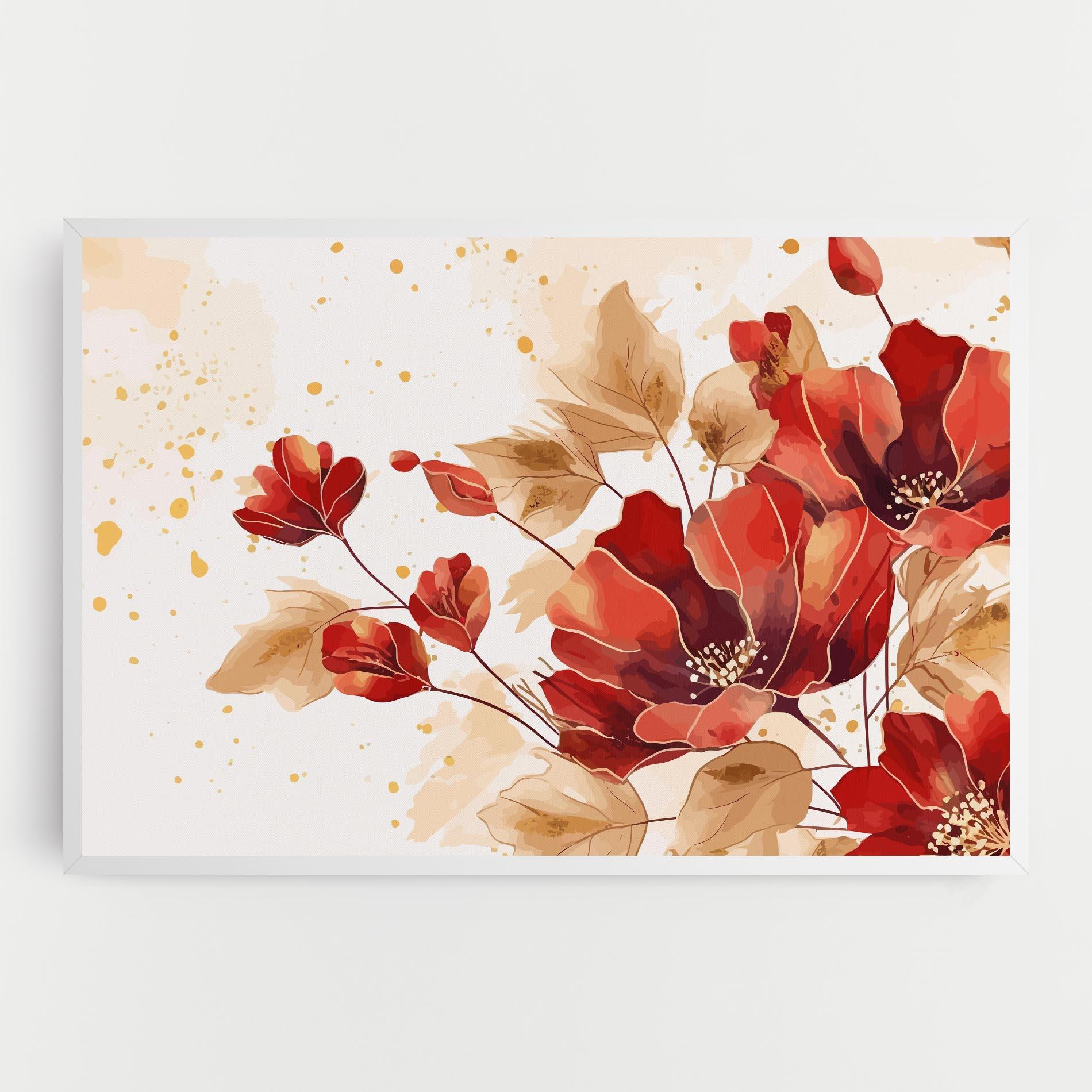 Tablou Canvas Red Wild Gold mockup 0