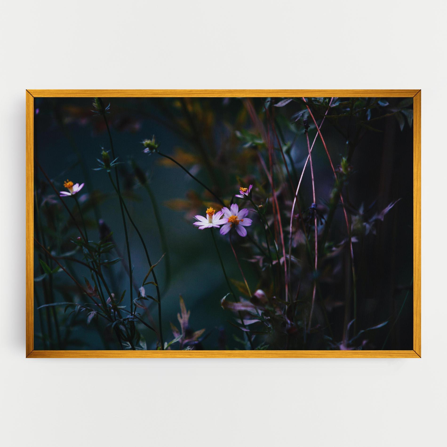 Tablou Canvas Night Flowers mockup 0