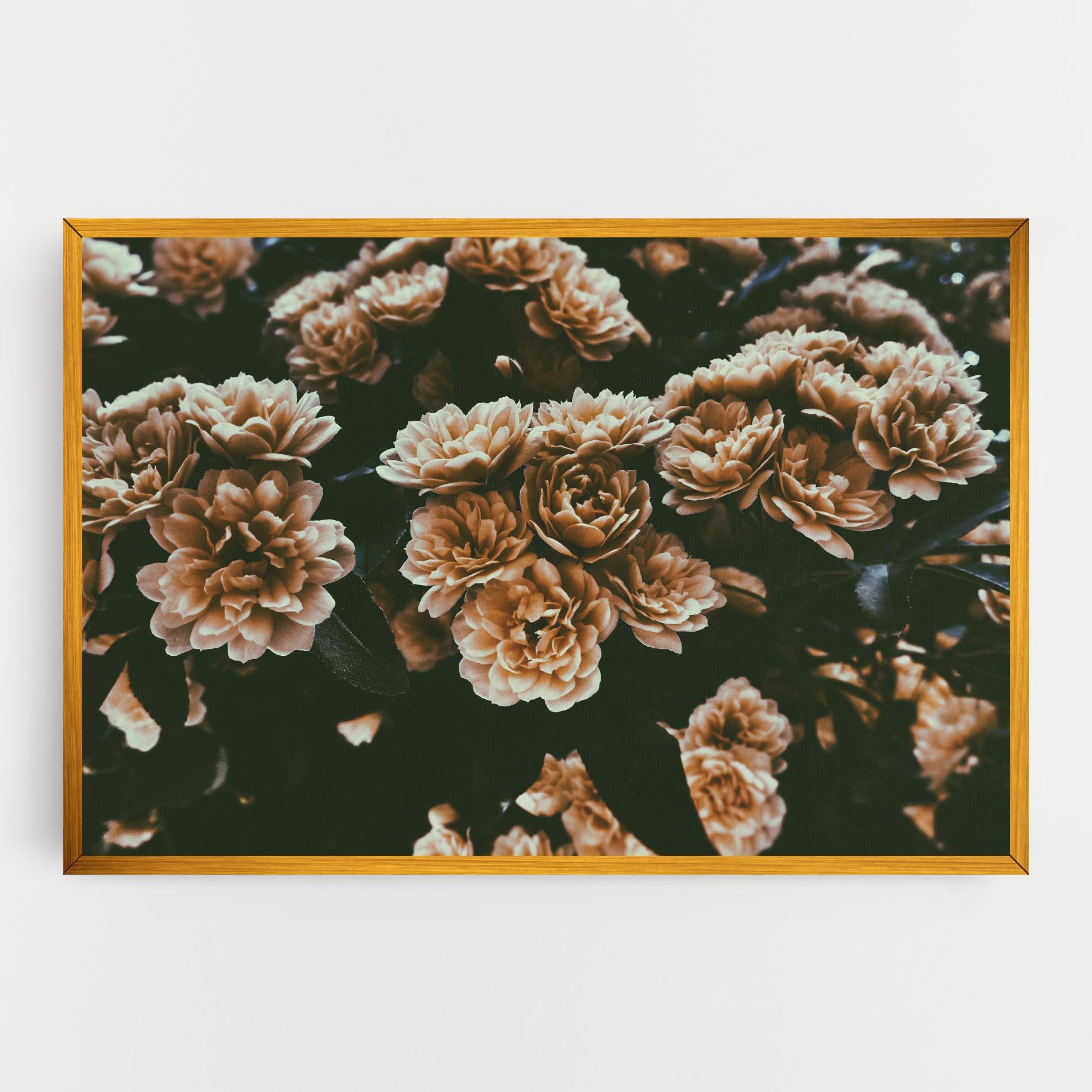 Tablou Canvas Wild Cream Flower mockup 0