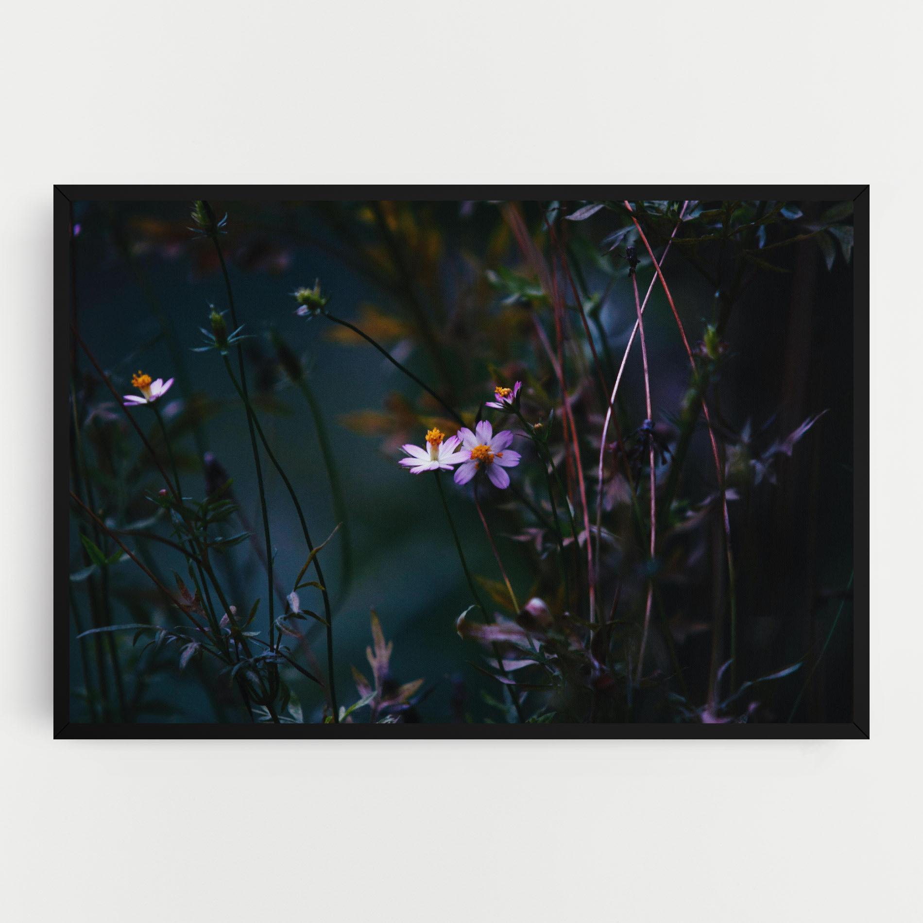 Tablou Canvas Night Flowers mockup 0