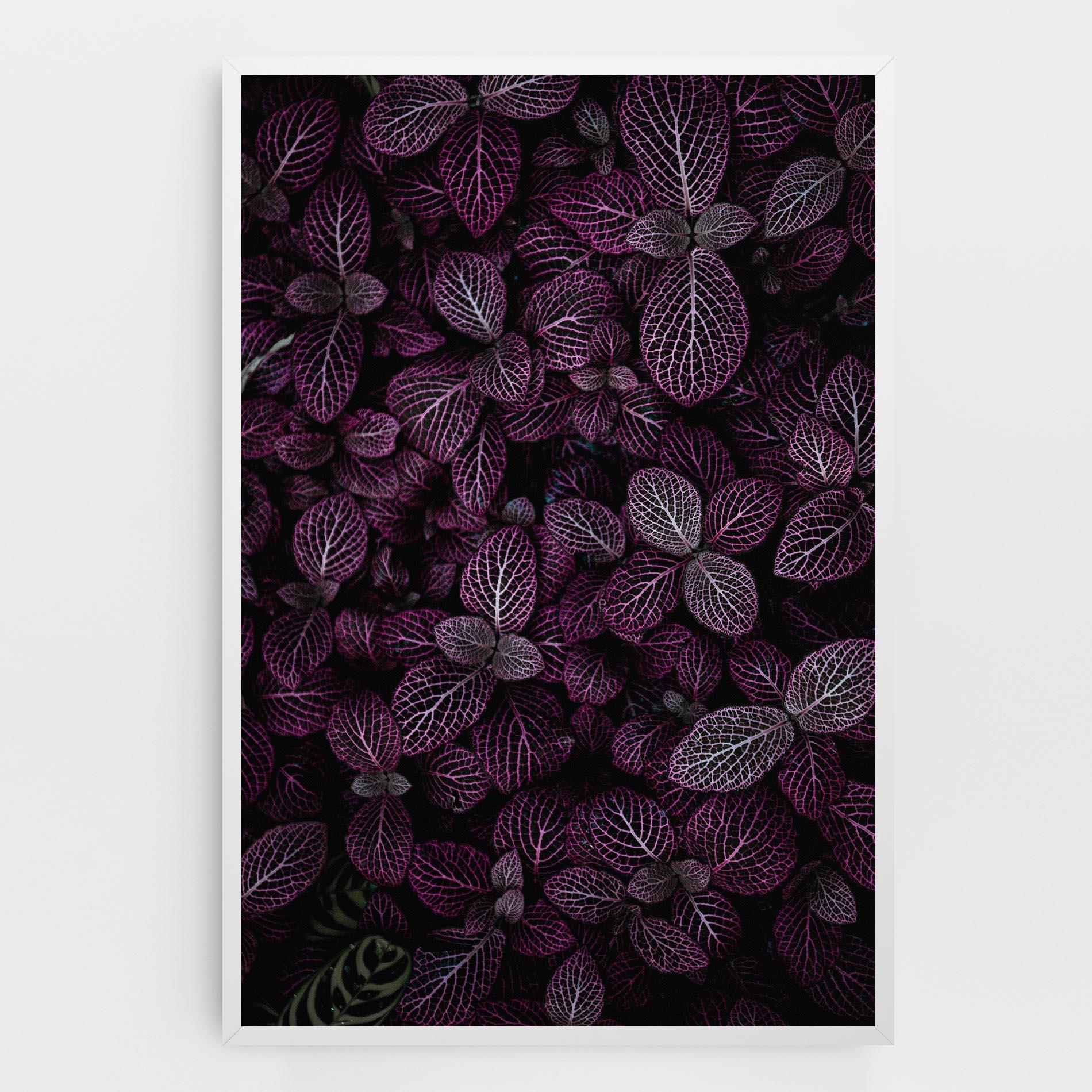 Tablou Canvas Purple Leaves mockup 0