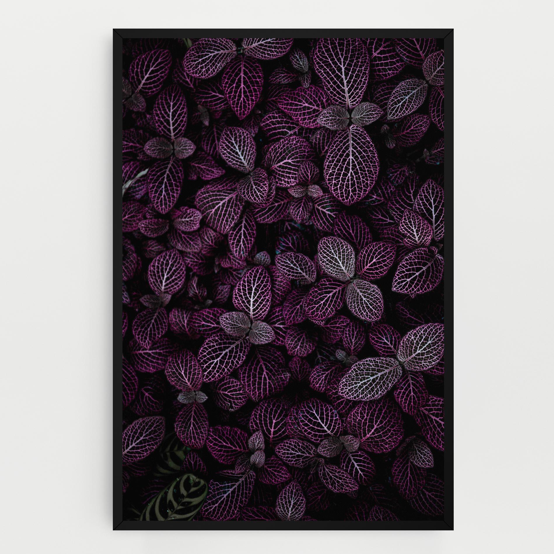 Tablou Canvas Purple Leaves mockup 0