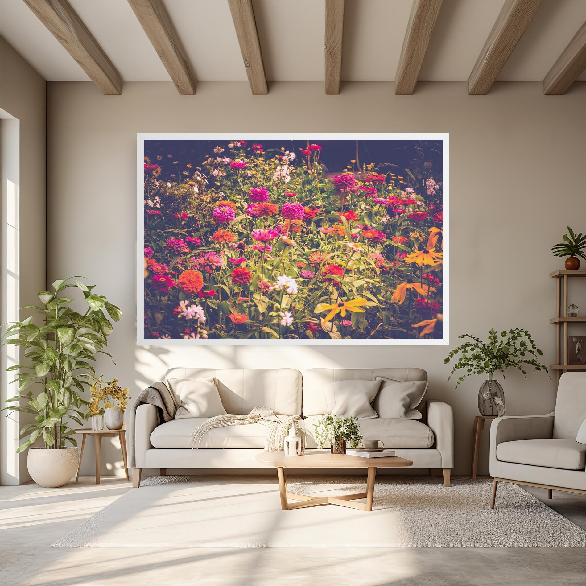 Tablou Canvas Colorful Wild Field mockup 6