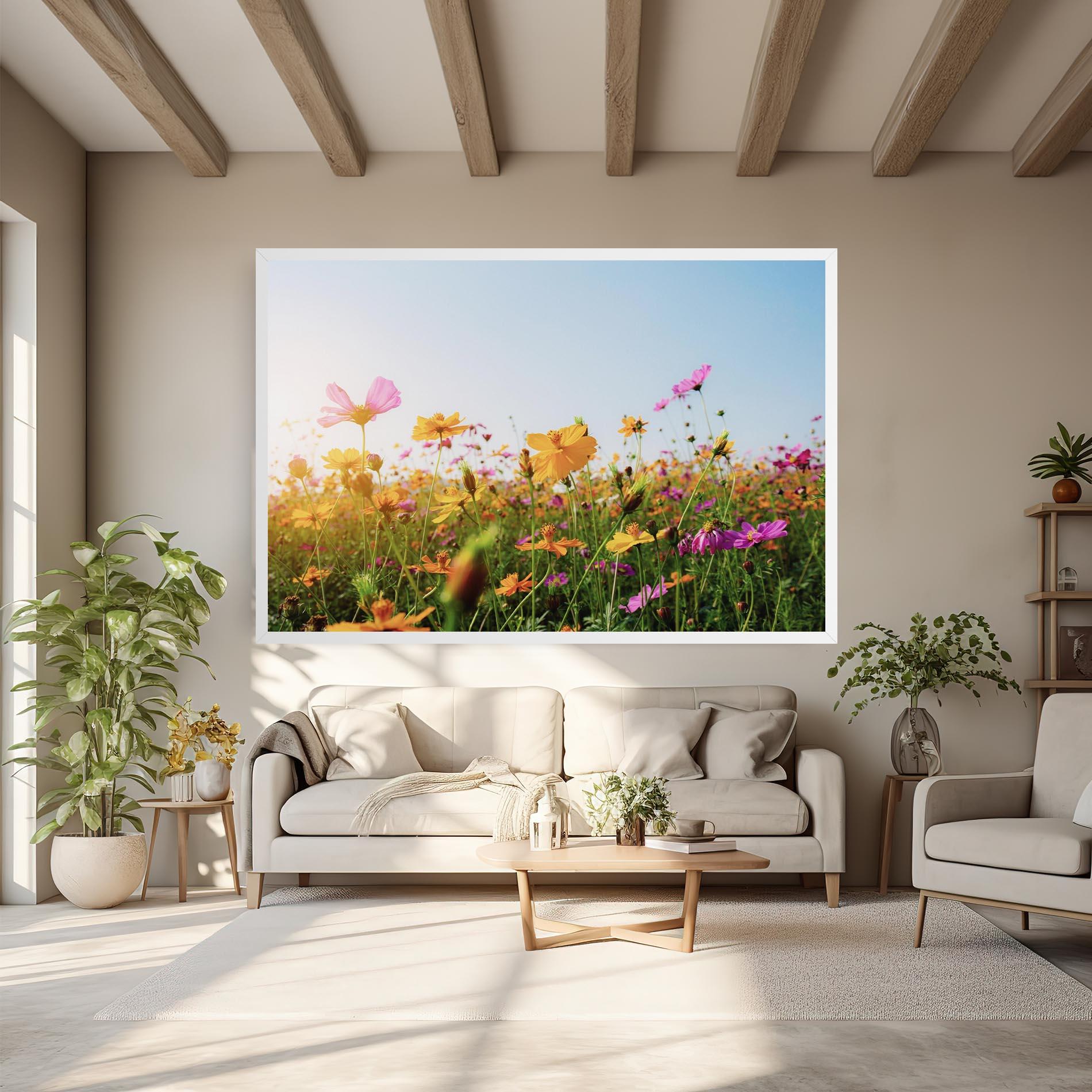 Tablou Canvas Cosmos Field Sunset mockup 6