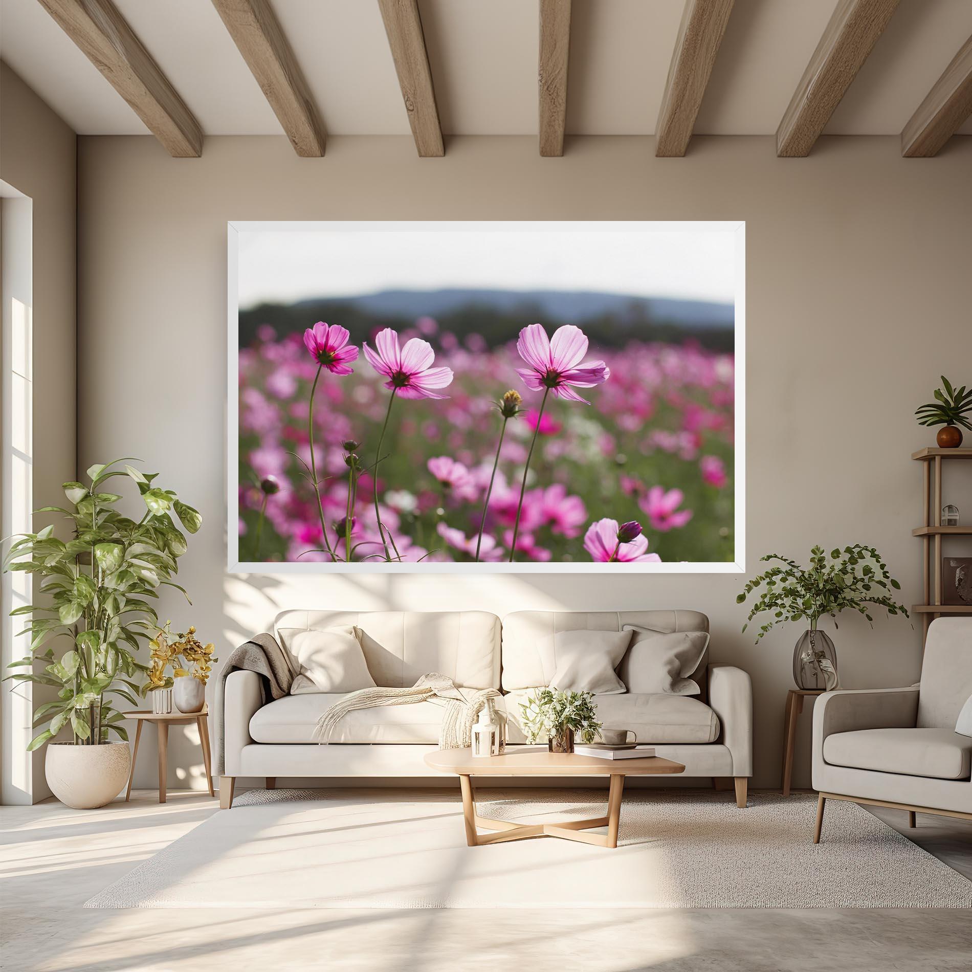 Tablou Canvas Cosmos Flower mockup 6