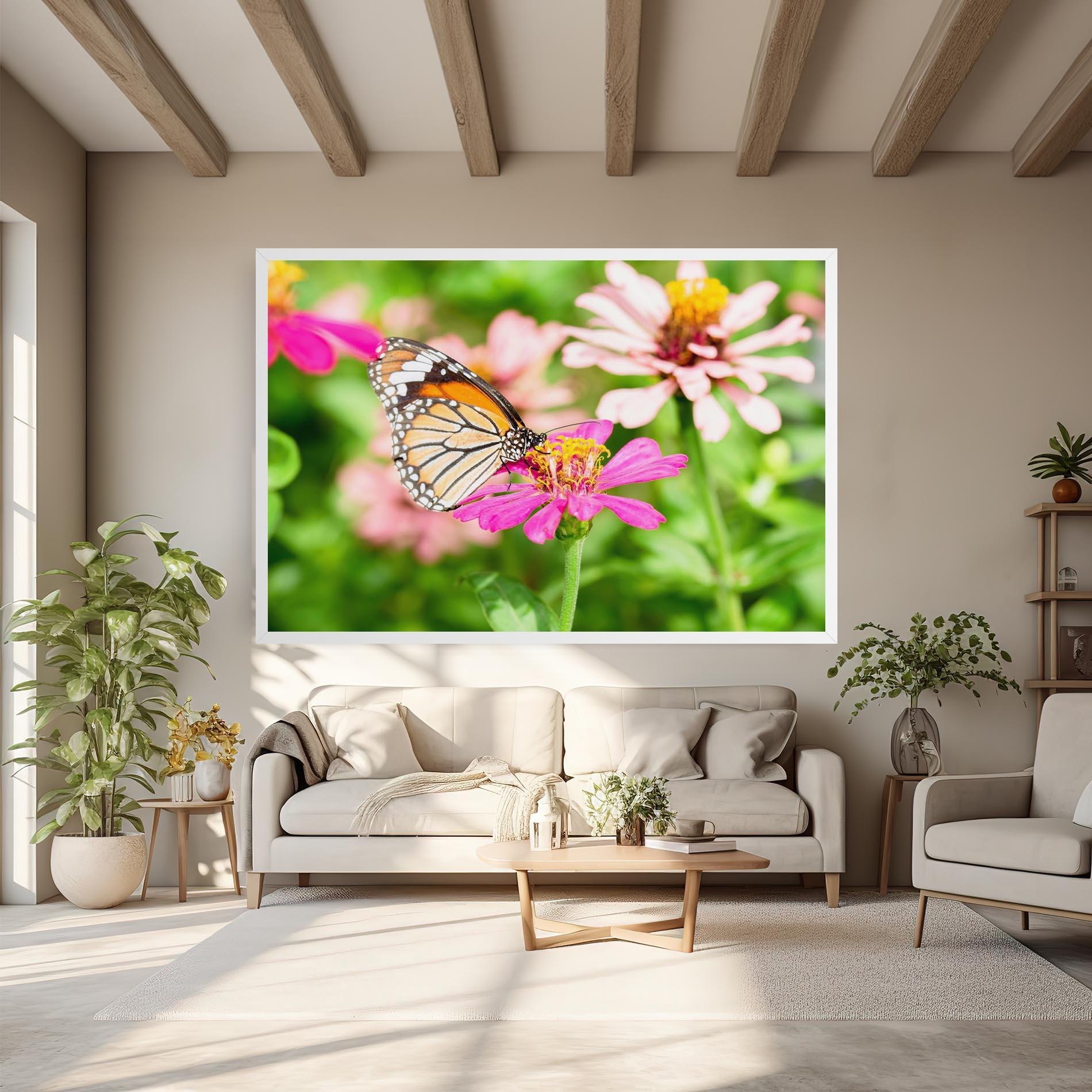 Tablou Canvas Daylight Butterfly mockup 6