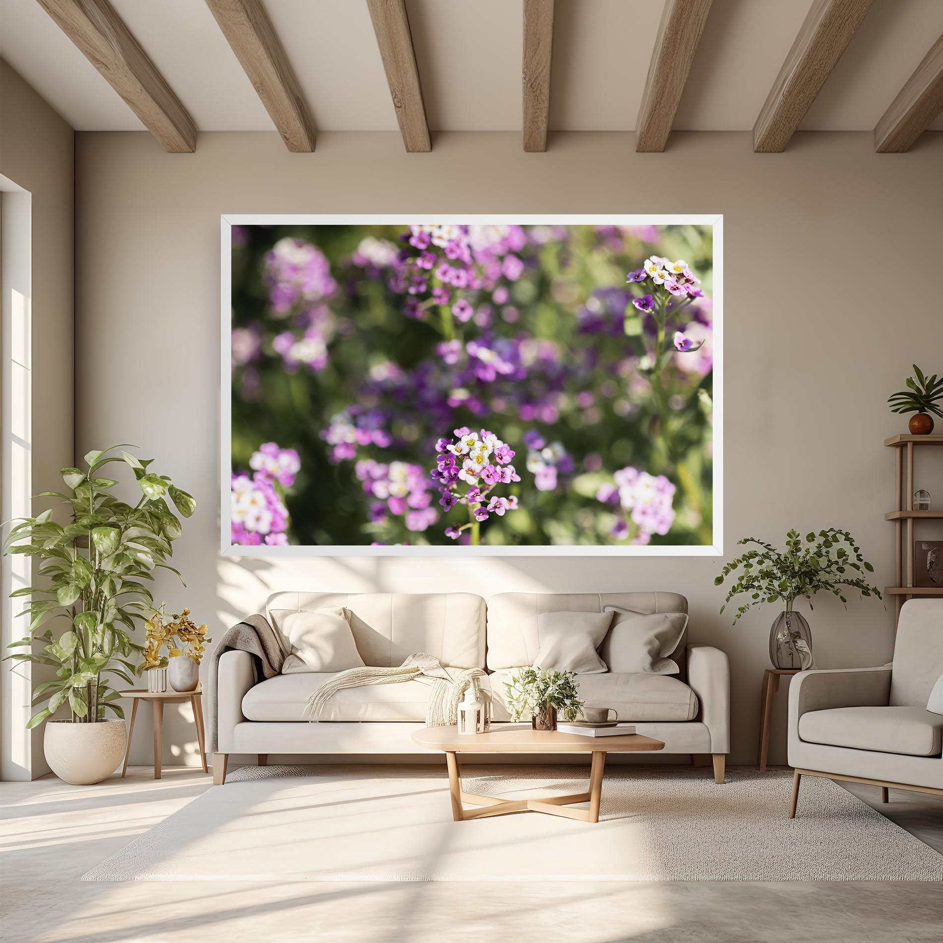 Tablou Canvas Wild Purple Field mockup 6