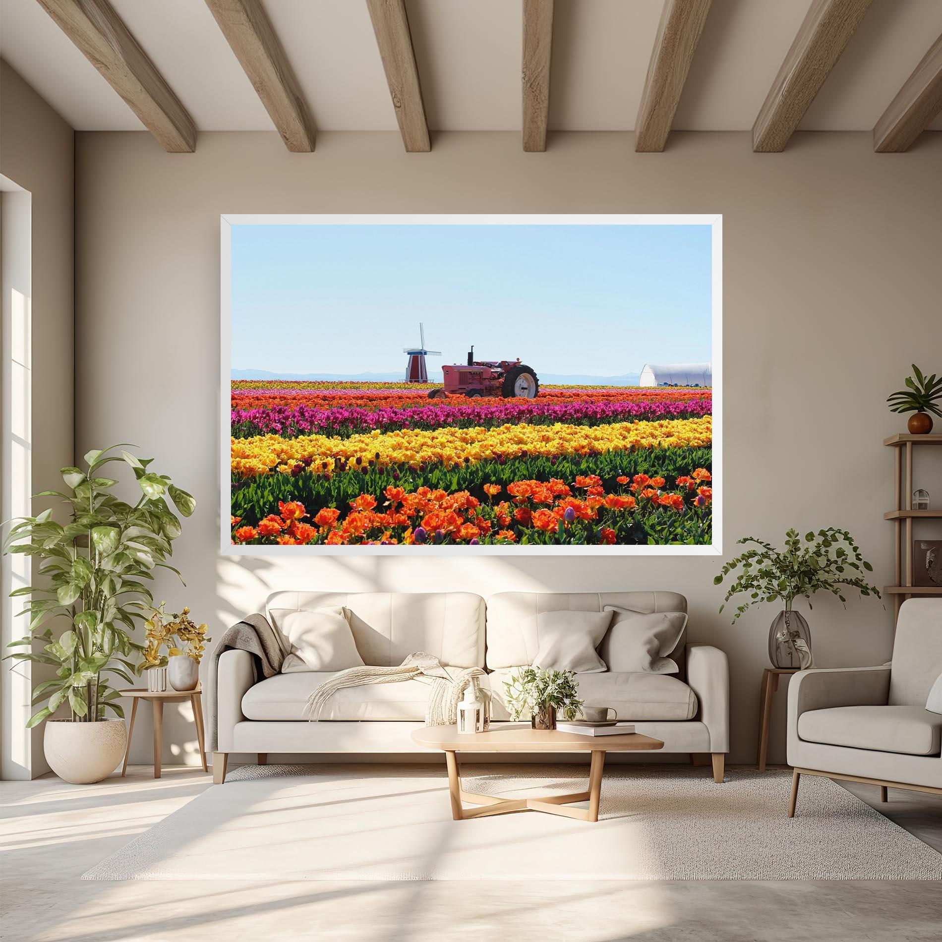 Tablou Canvas Working Wild Field mockup 6