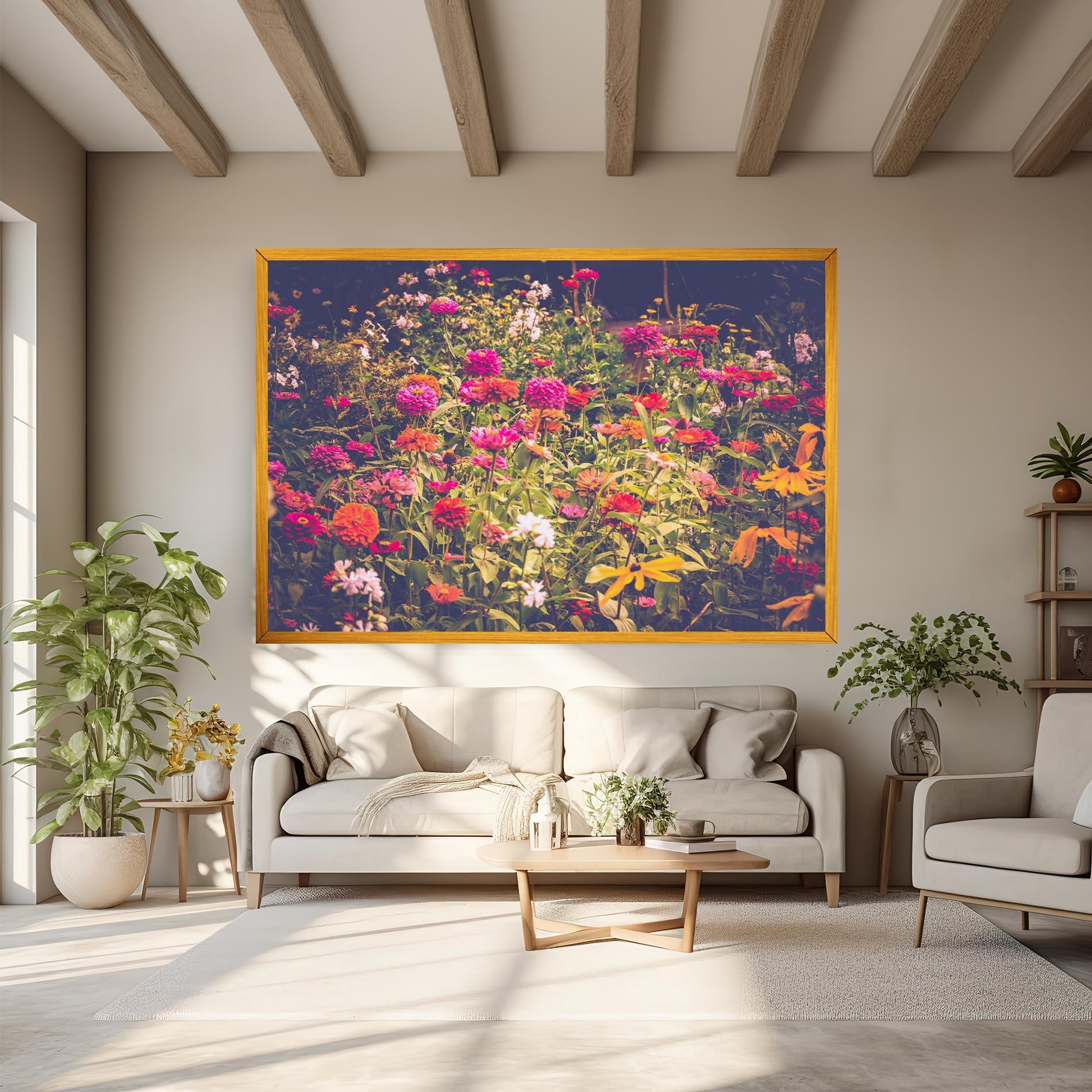 Tablou Canvas Colorful Wild Field mockup 6