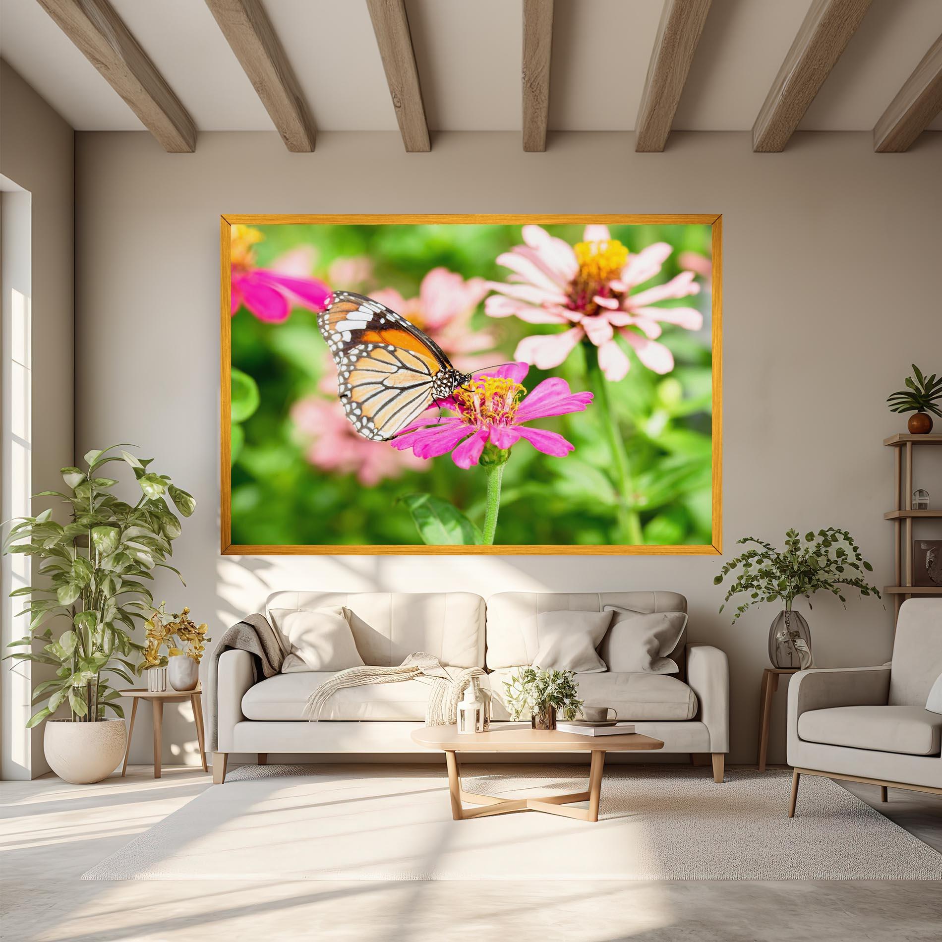 Tablou Canvas Daylight Butterfly mockup 6