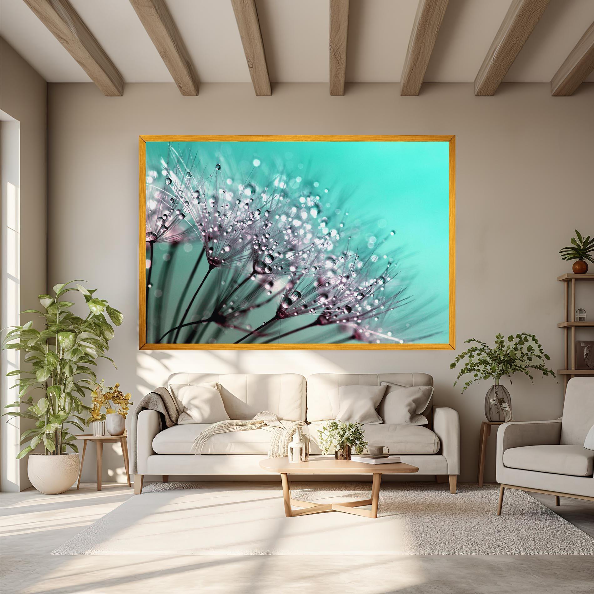 Tablou Canvas Water Flower mockup 6