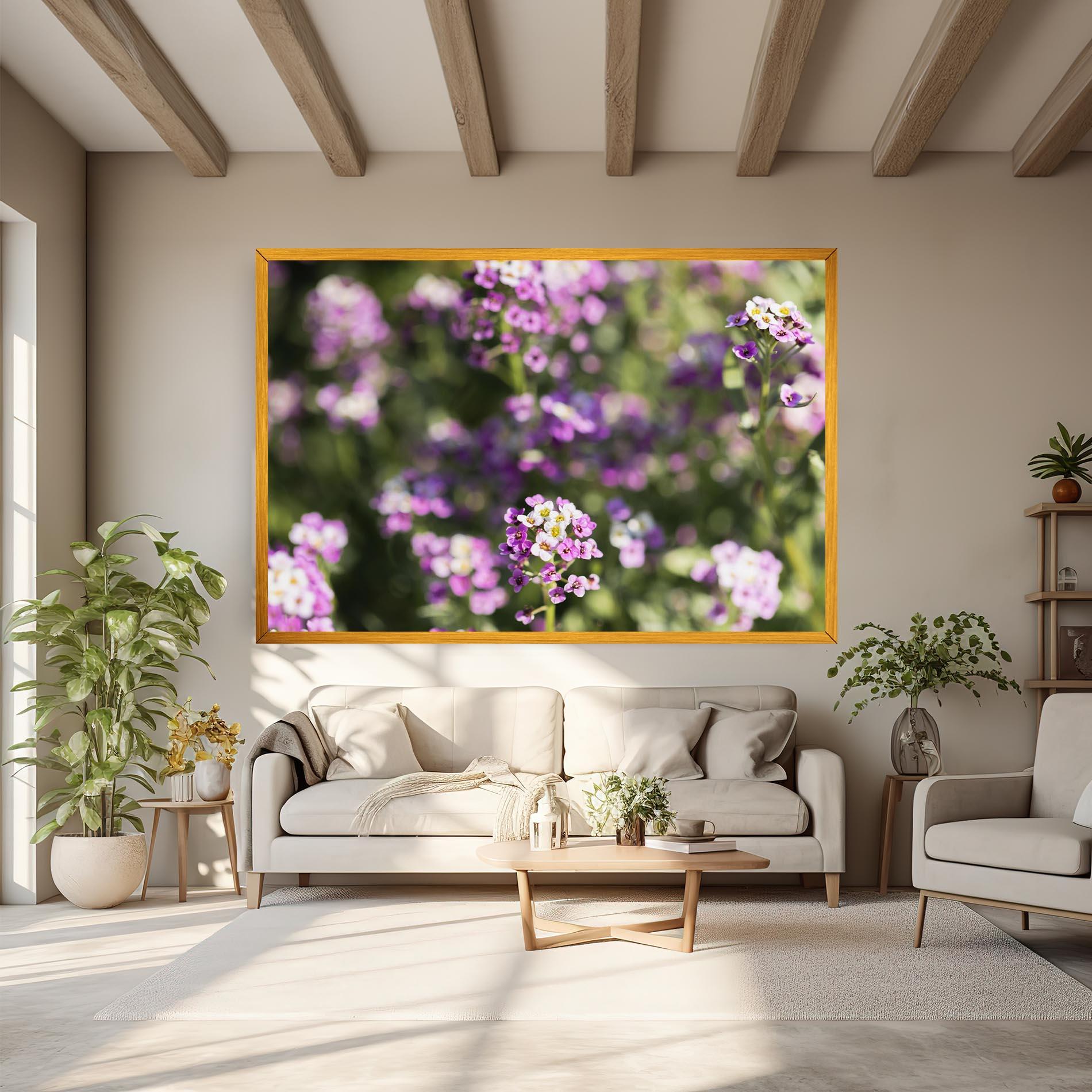 Tablou Canvas Wild Purple Field mockup 6