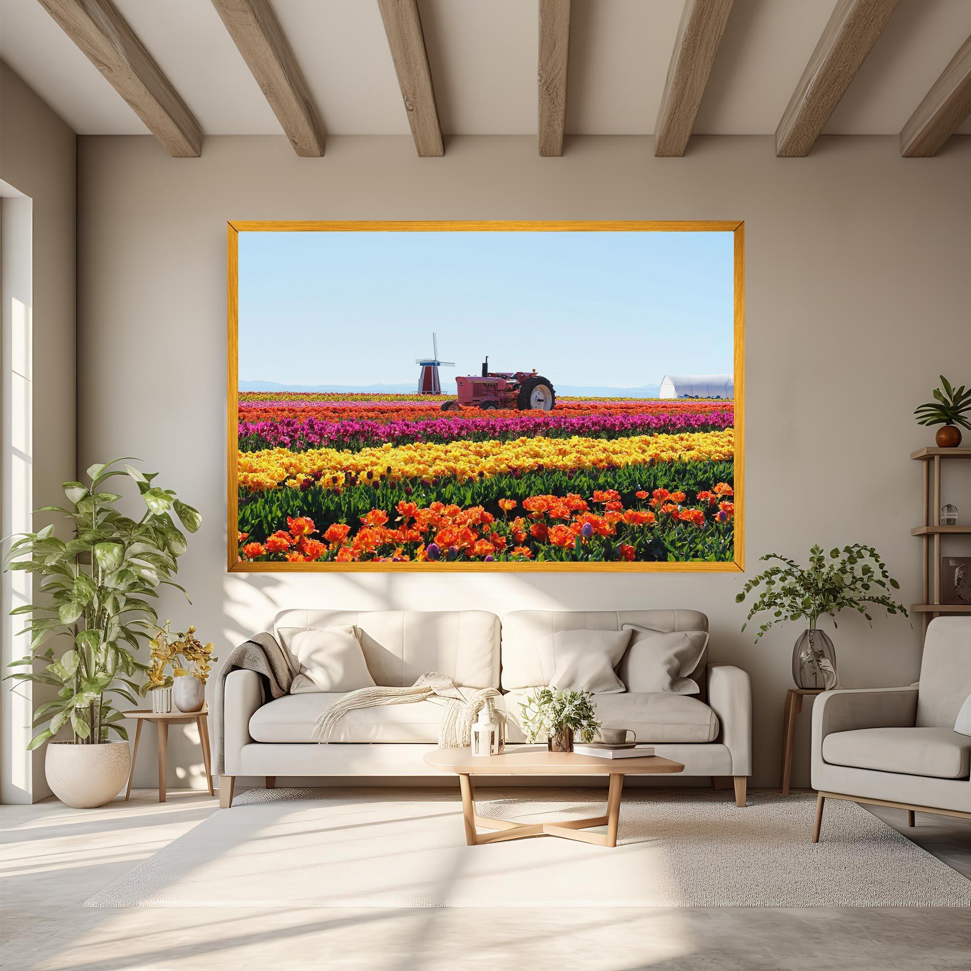 Tablou Canvas Working Wild Field mockup 6